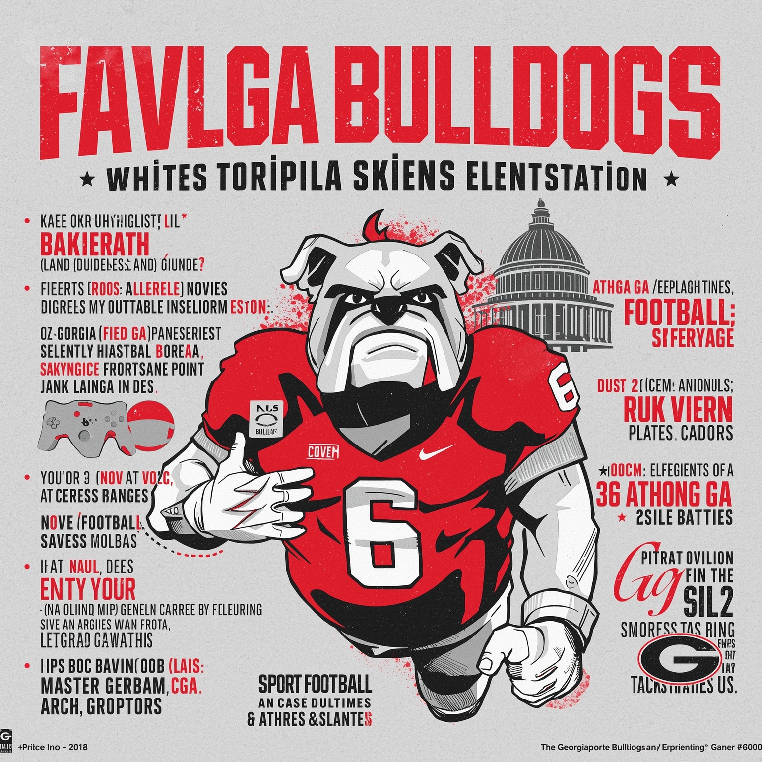 Georgia’s Sports Pipeline Disrupted by Exits - painting of Georgia Bulldogs football,basketball venue