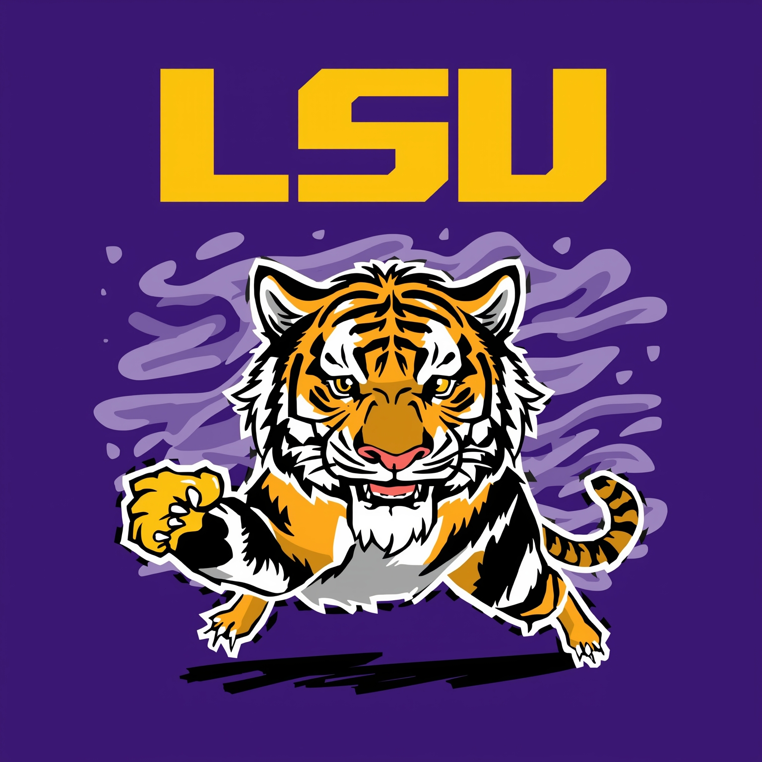 LSU Tigers’ Game Plans: Diamond Showdown & Receiver Overhaul - painting of LSU Tigers baseball,football venue