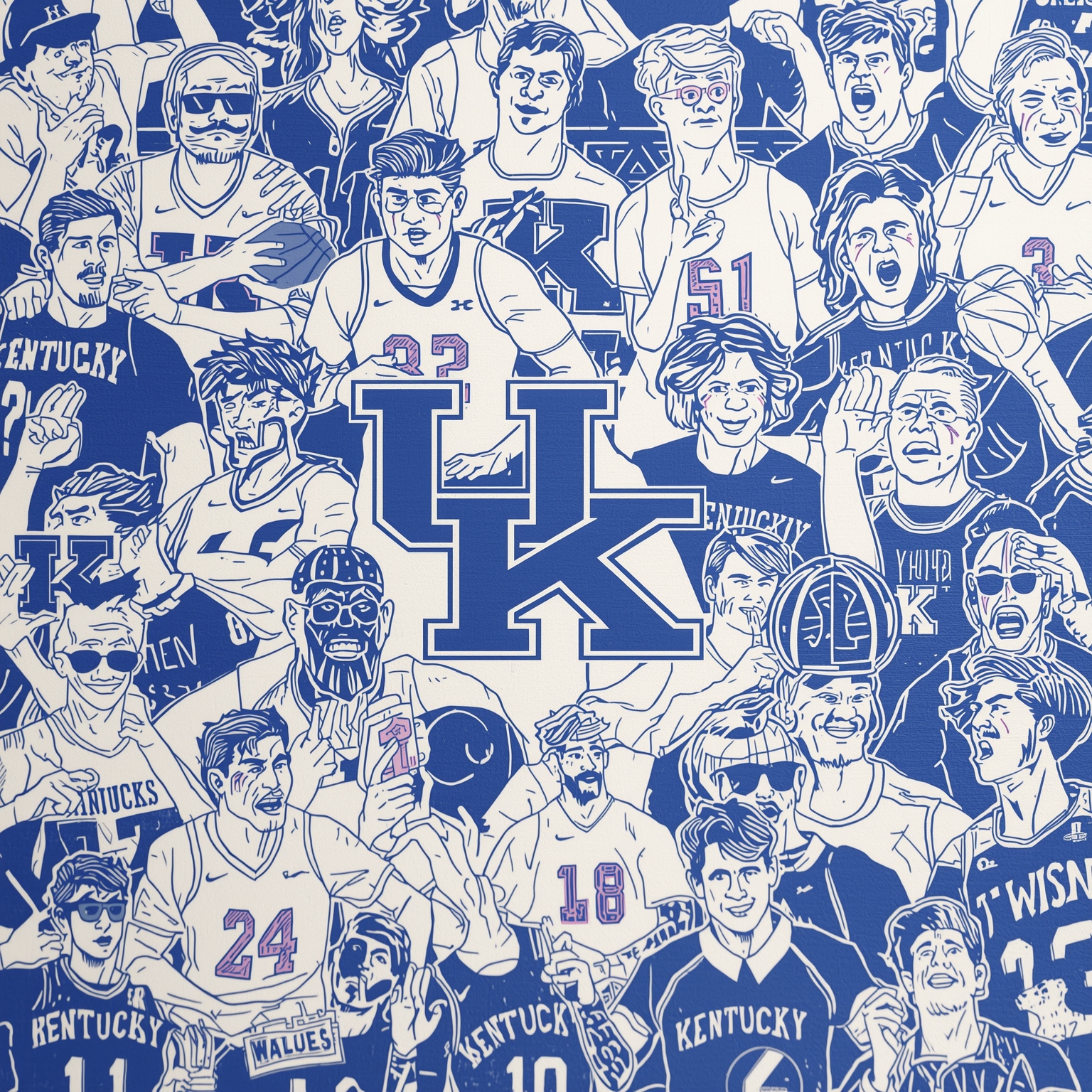 Kentucky Roster Overhaul: Transfer Portal Takeover - painting of Kentucky Wildcats basketball venue