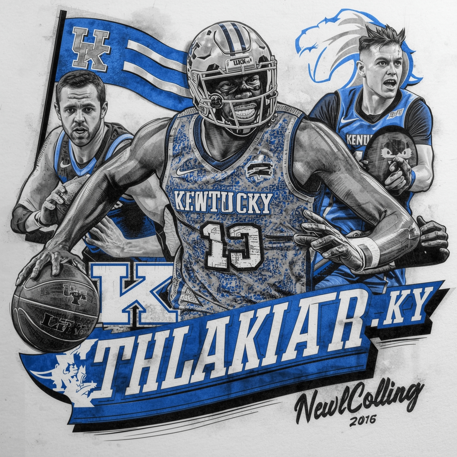 Kentucky Basketball's Make-or-Break Offseason - painting of Kentucky Wildcats basketball venue