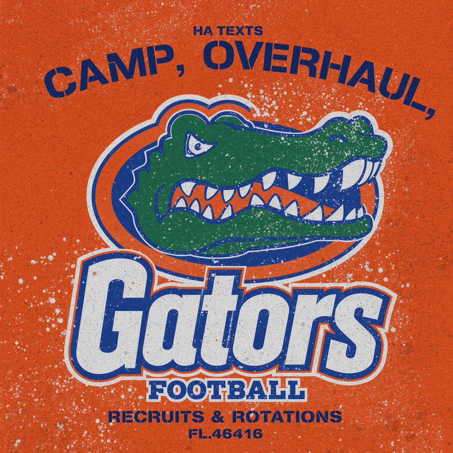 Gators Overhaul Camp, Landing Recruits & Rotations - painting of Florida Gators football, baseball venue