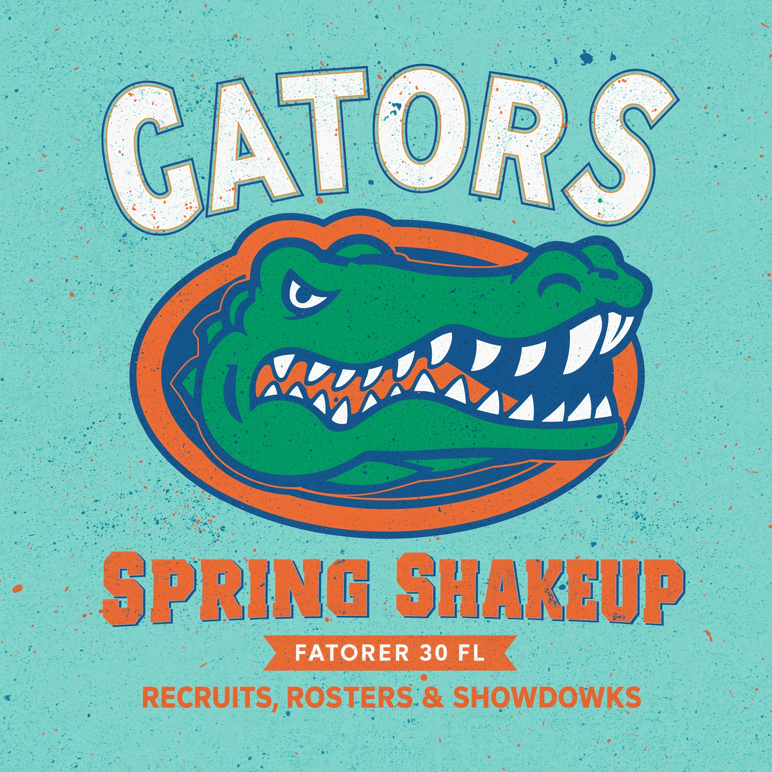 Gators Spring Shakeup: Recruits, Rosters & Showdowns - painting of Florida Gators football, baseball venue