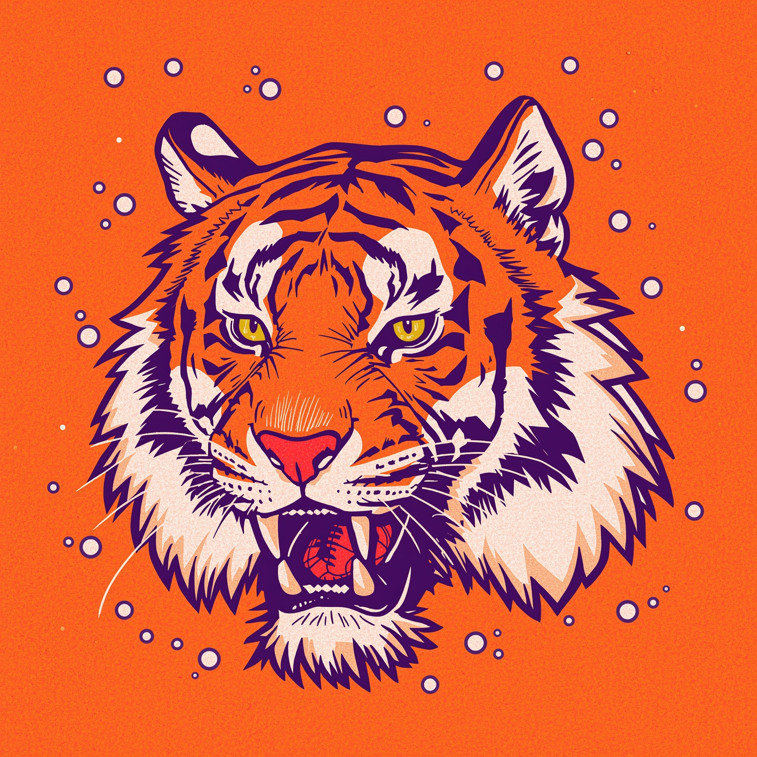 Clemson's Tiger Tales: Golf, Shooters and Roster Revamps - painting of Clemson Tigers golf,basketball venue