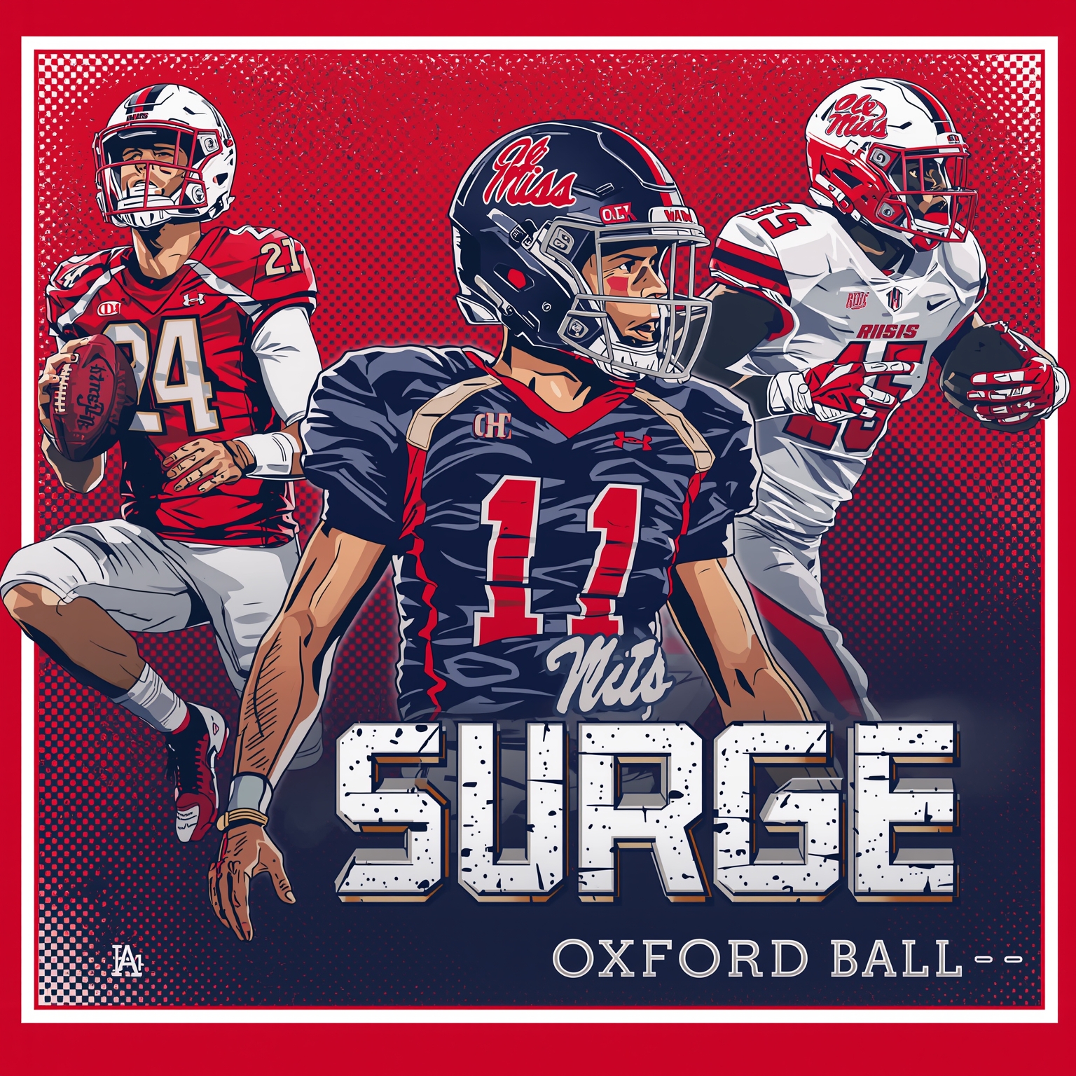 Ole Miss Surge: Sweep, Signings and Football Future - painting of Ole Miss Rebels baseball, football venue