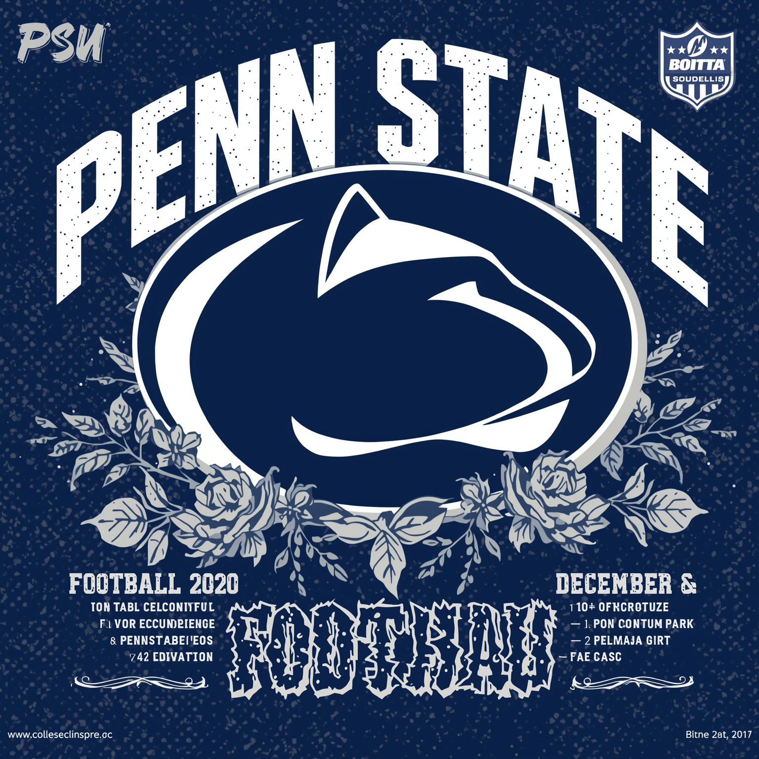 Penn State Spring Football: New Schemes, Stars & Tests - painting of Penn State Nittany Lions football venue