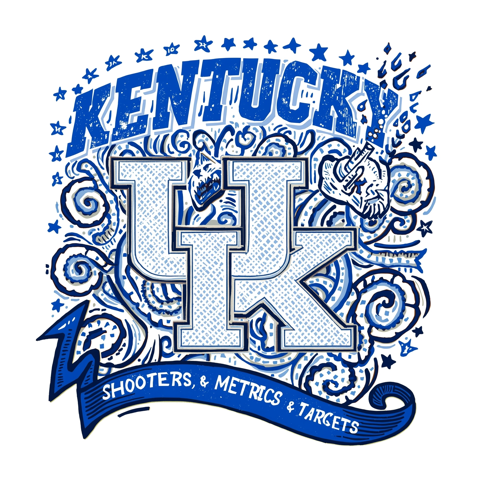 Wildcats’ Transfer Portal: Shooters, Metrics & Targets - painting of Kentucky Wildcats basketball venue