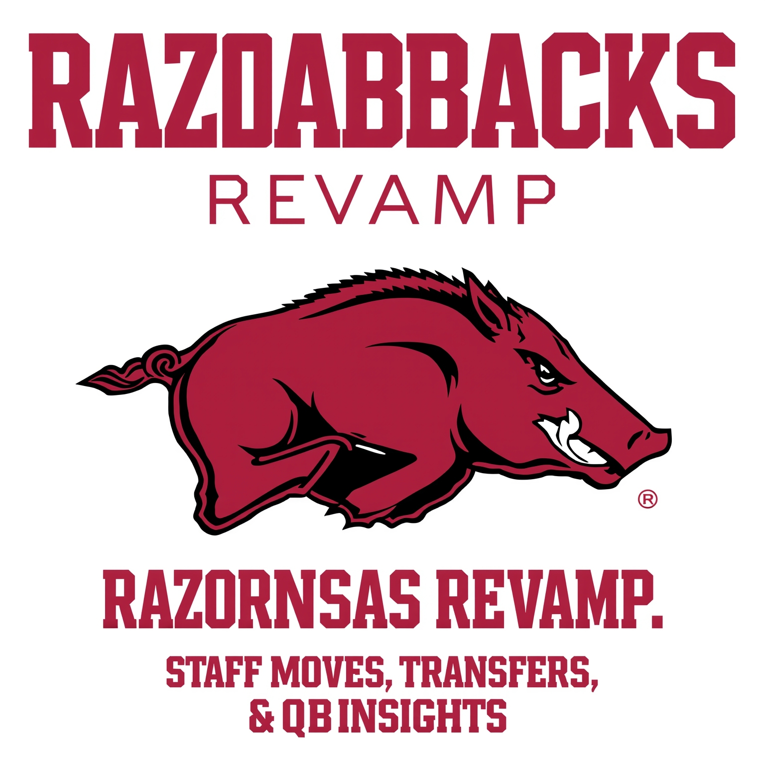 Razorbacks Revamp: Staff Moves, Transfers & QB Insights - painting of Arkansas Razorbacks football,basketball venue
