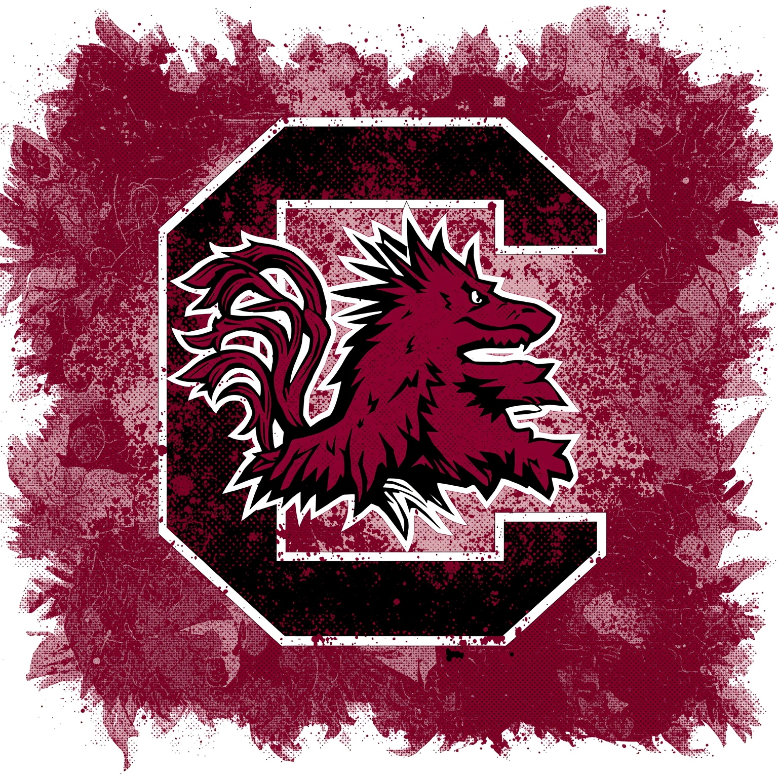 Gamecocks Scoop Up Sharpshooting Forward Camden Heide - painting of South Carolina Gamecocks basketball venue