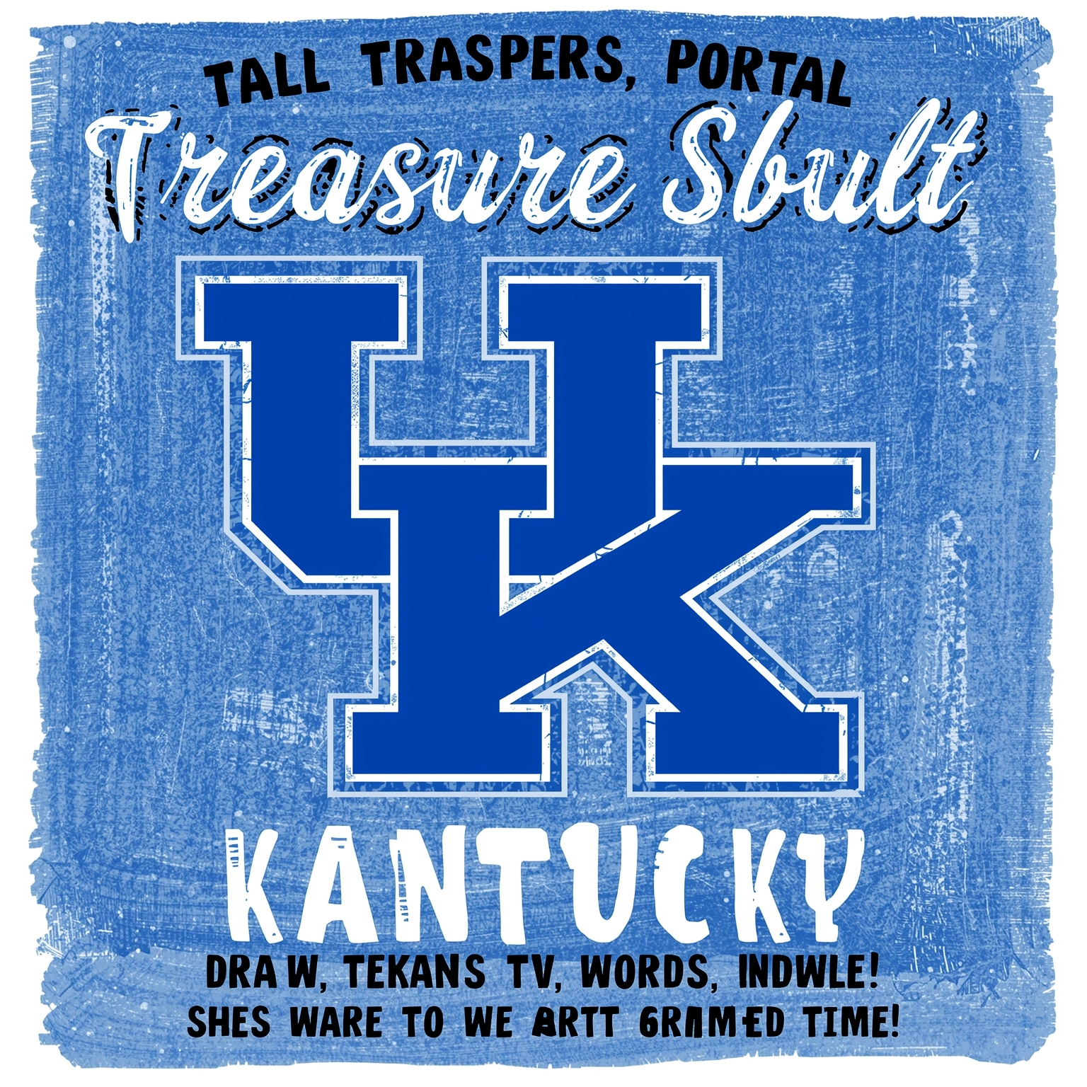 Kentucky’s Transfer Portal Treasure Hunt - painting of Kentucky Wildcats basketball venue