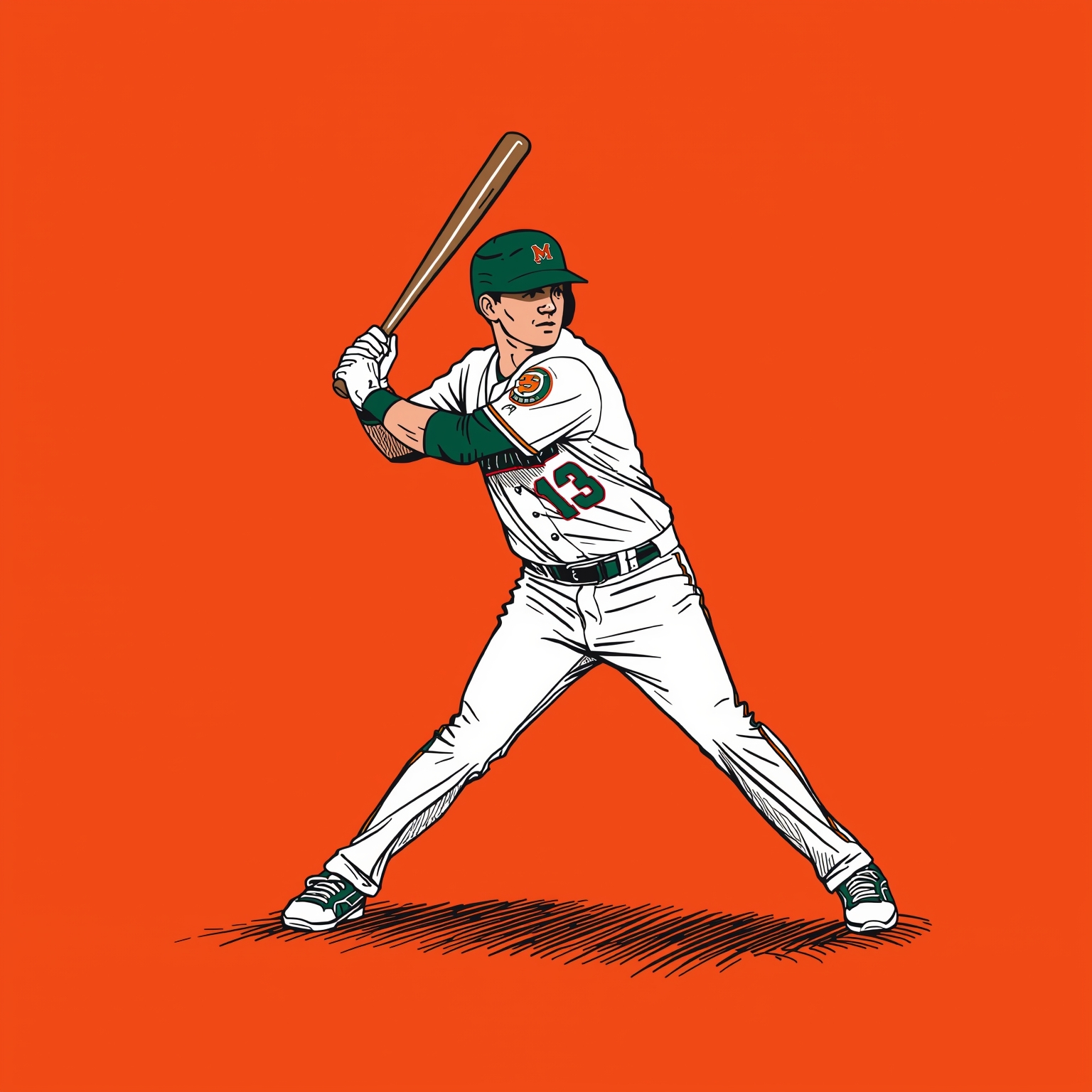 Miami Batters Stanford: Live Play-by-Play & Evans’ Masterclass - painting of Miami Hurricanes baseball venue