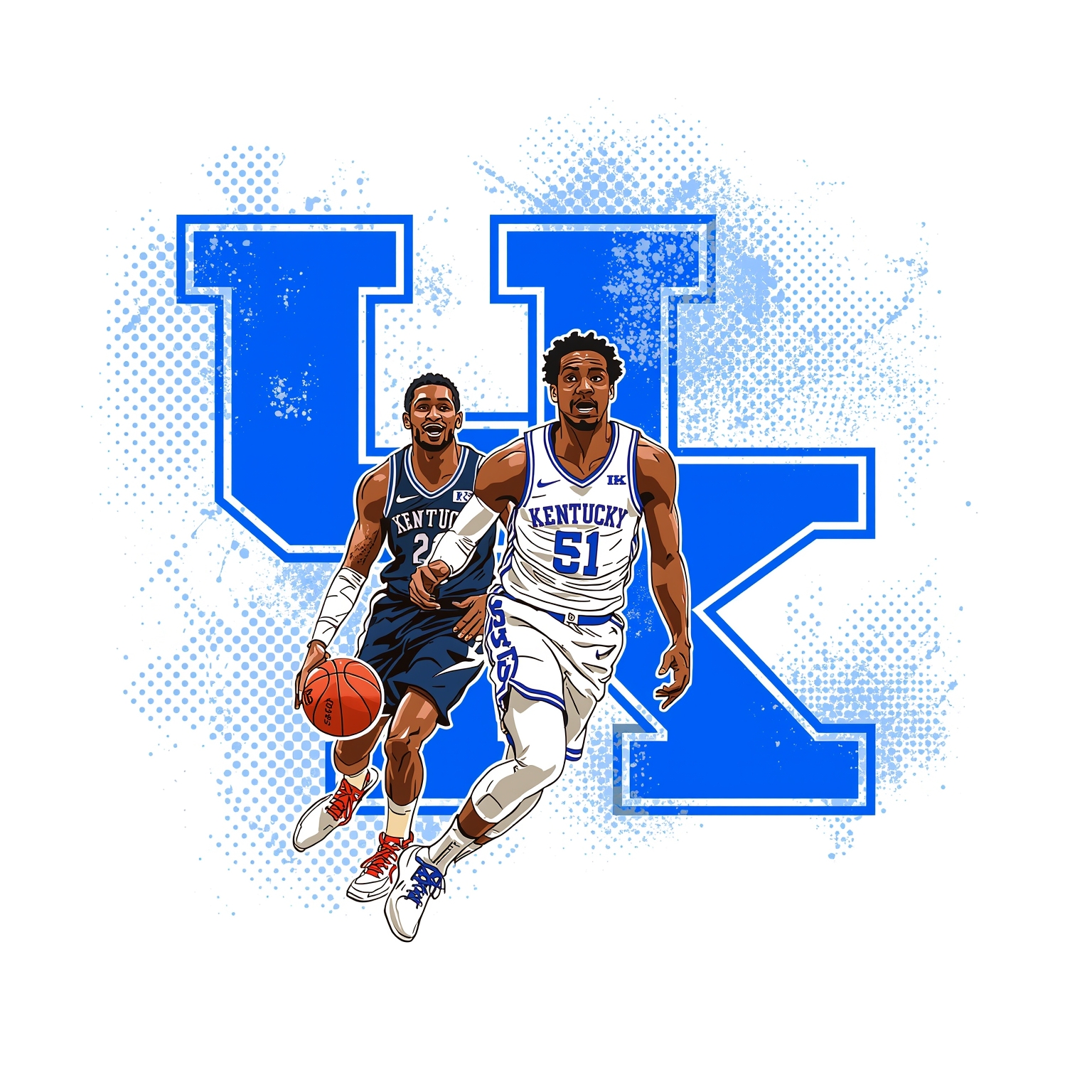 Kentucky’s Transfer Shuffle: Star Guard to 7’5 Giant - painting of Kentucky Wildcats basketball venue