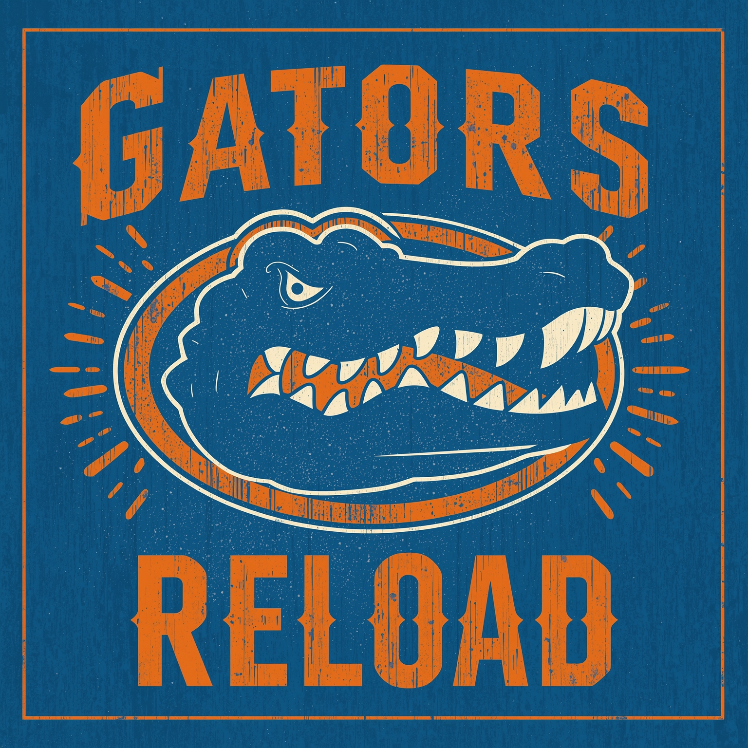 Gators Reload: NFL Departures & Diamond Breakouts - painting of Florida Gators football, baseball venue