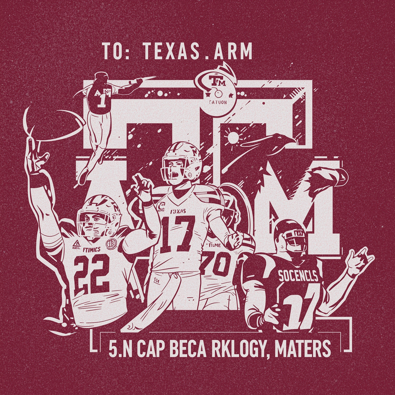 Aggies’ Draft Records and Portal Power Plays - painting of Texas A&M Aggies football,basketball venue