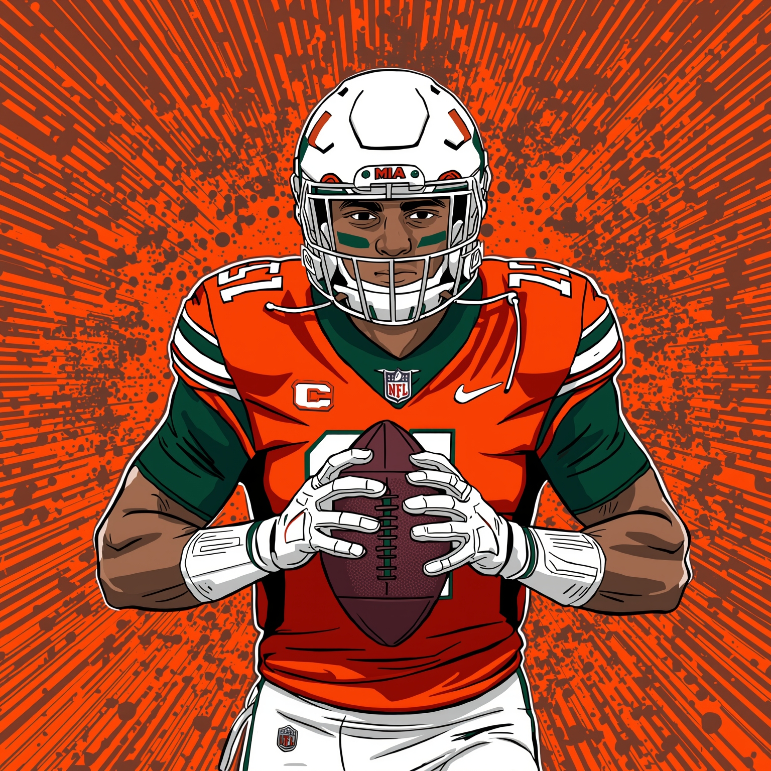 Miami’s Quest: Three-Peat First-Round Picks in 2027 NFL Draft - painting of Miami Hurricanes football venue