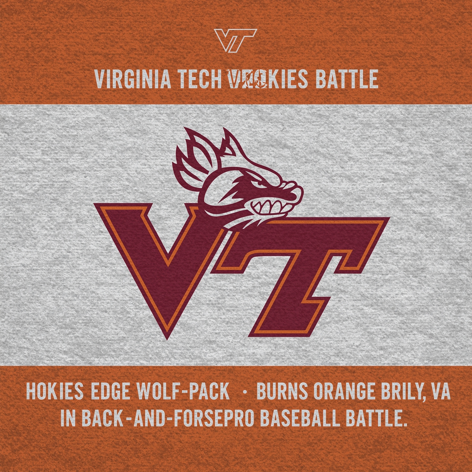 Hokies Edge Wolfpack in Back-and-Forth Baseball Battle - painting of Virginia Tech Hokies baseball venue