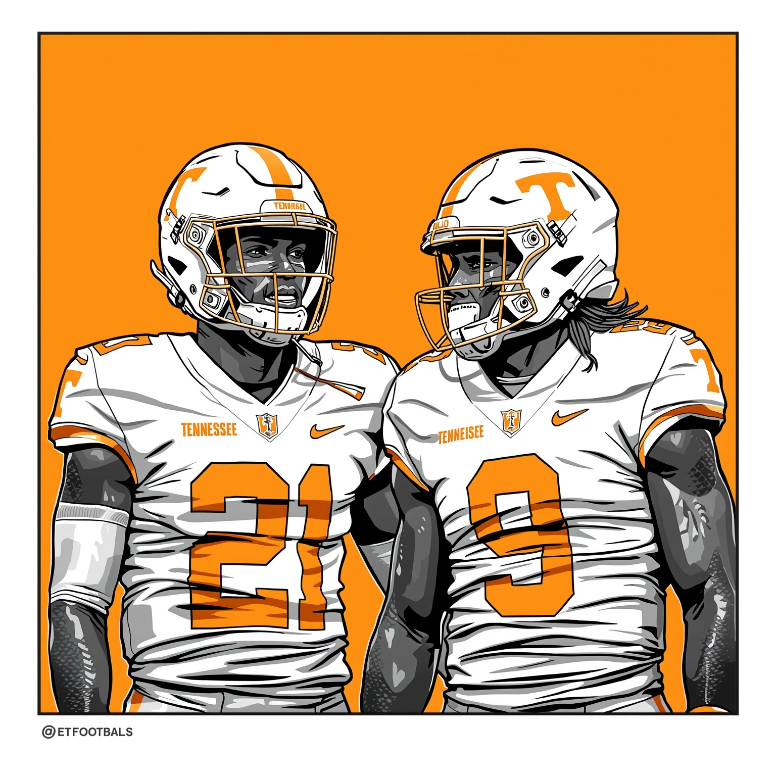 Vols Undrafted Duo Wright, Bailey Land NFL Deals - painting of Tennessee Volunteers football venue