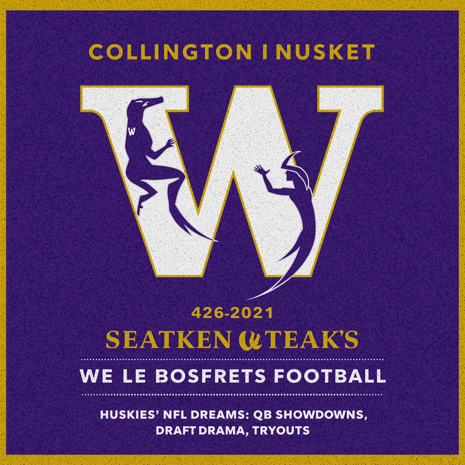 Huskies’ NFL Dreams: QB Showdowns, Draft Drama, Tryouts - painting of Washington Huskies football venue