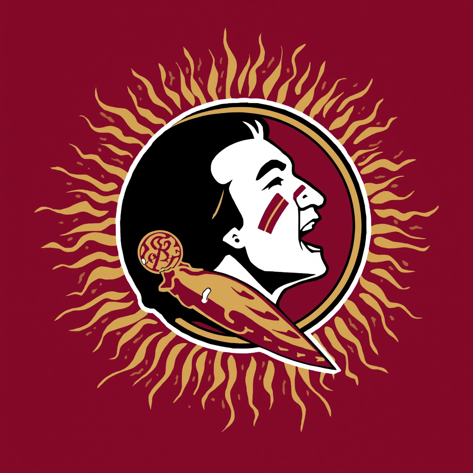 Seminoles Snag NFL Minicamp Invitations - painting of Florida State Seminoles football venue