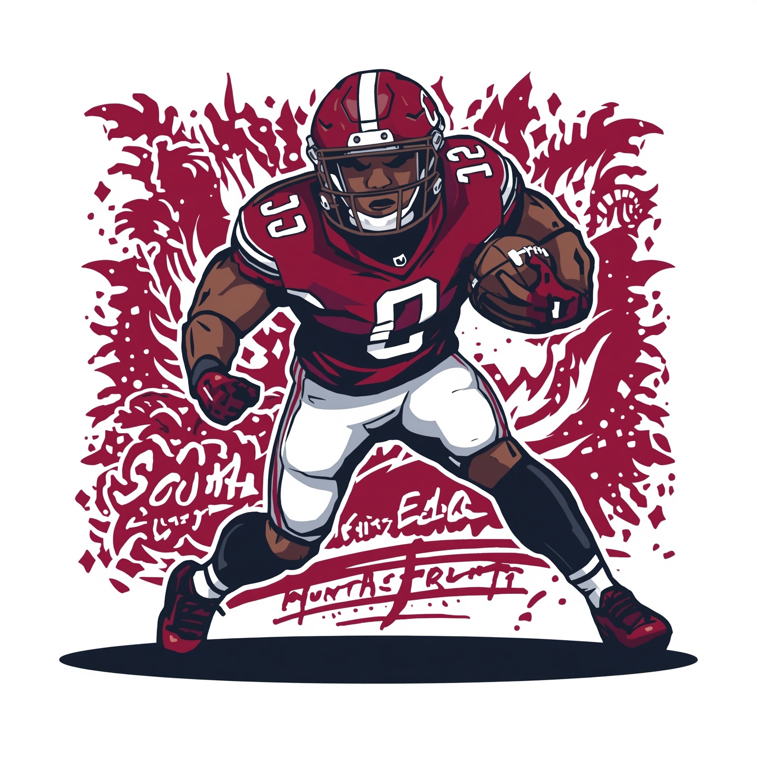 Gamecocks Hunt Elite Edge Rusher for 2027 Class - painting of South Carolina Gamecocks football venue