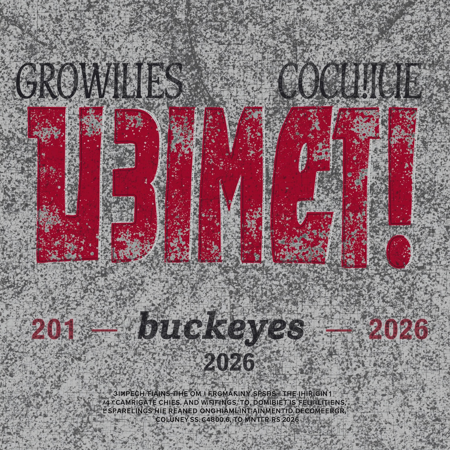 Buckeye Stars Primed to Dominate 2026 - painting of Ohio State Buckeyes football venue