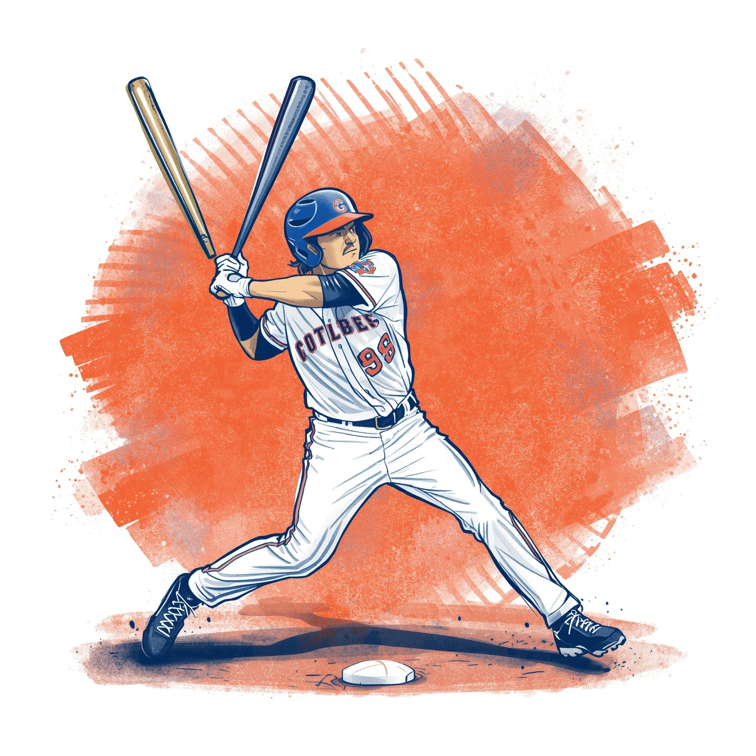 Gators’ Batters Blaze in 13-3 SEC Tournament Rout - painting of Florida Gators baseball venue