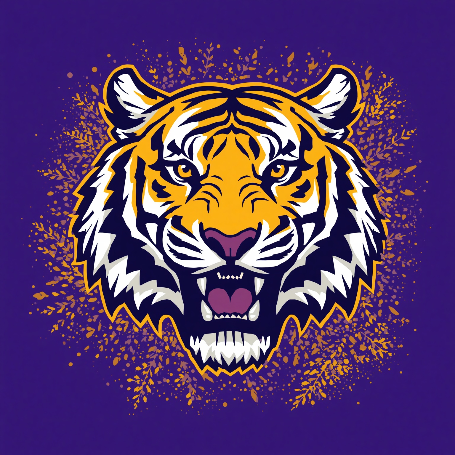 LSU’s New Era: Orgeron Returns and Peterson’s Legend - painting of LSU Tigers football,baseball venue