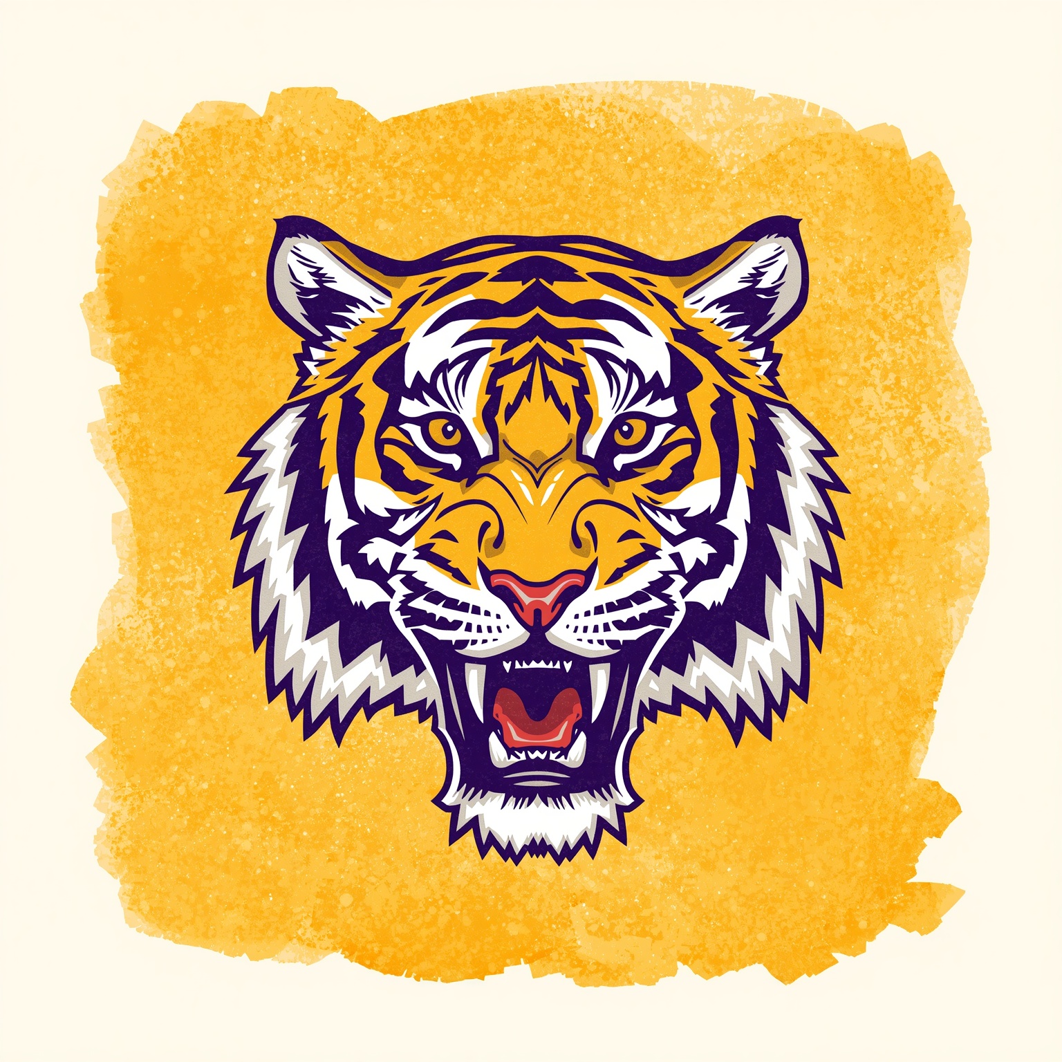 From Saban Showdowns to Global Hoops: LSU’s New Era - painting of LSU Tigers football,basketball venue