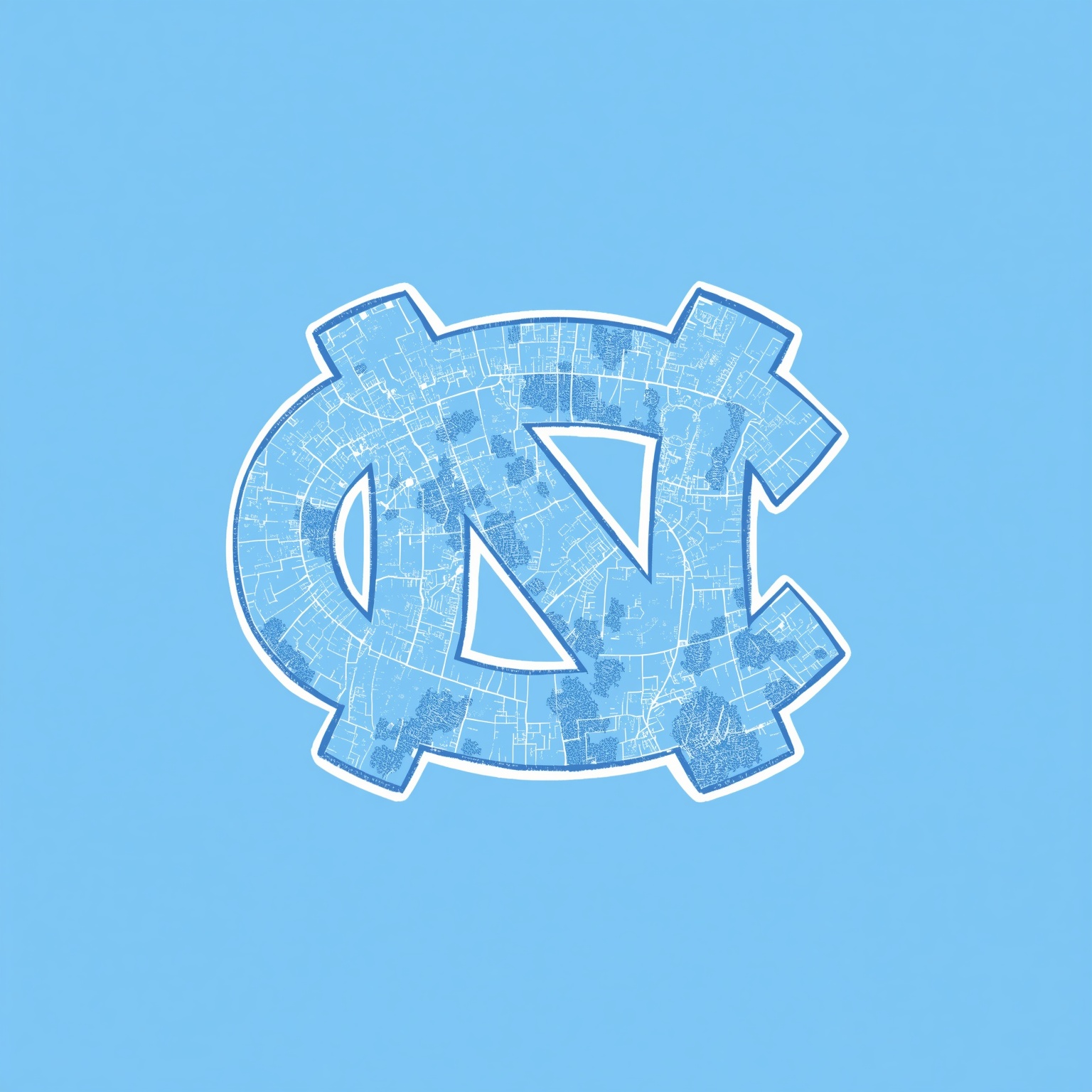 Fresh Talent, International Recruits, Draft Drama & Omaha Dreams - painting of North Carolina Tar Heels football,basketball,baseball venue