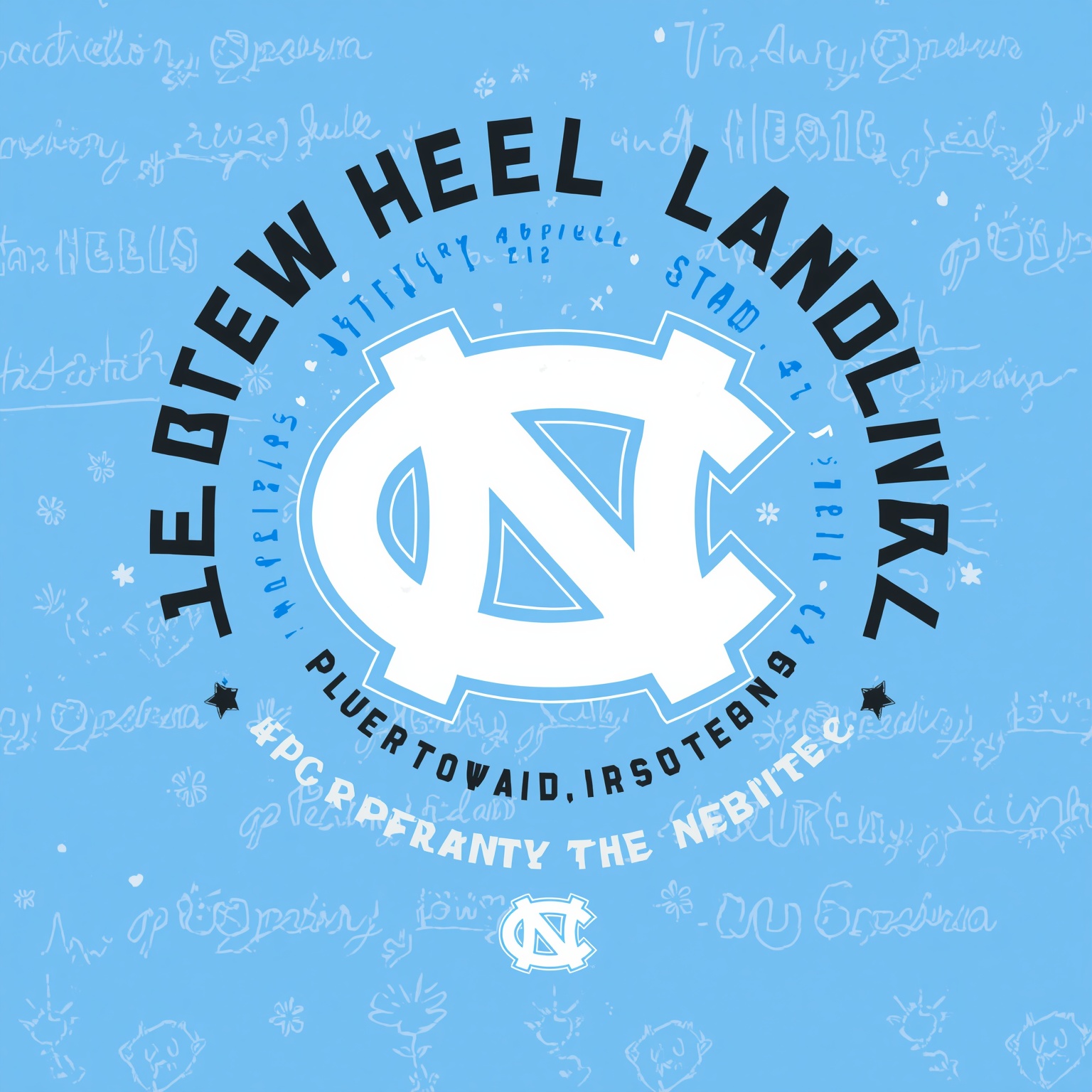 Tar Heels Land 4-Star Forward to Ignite New Era - painting of North Carolina Tar Heels basketball venue
