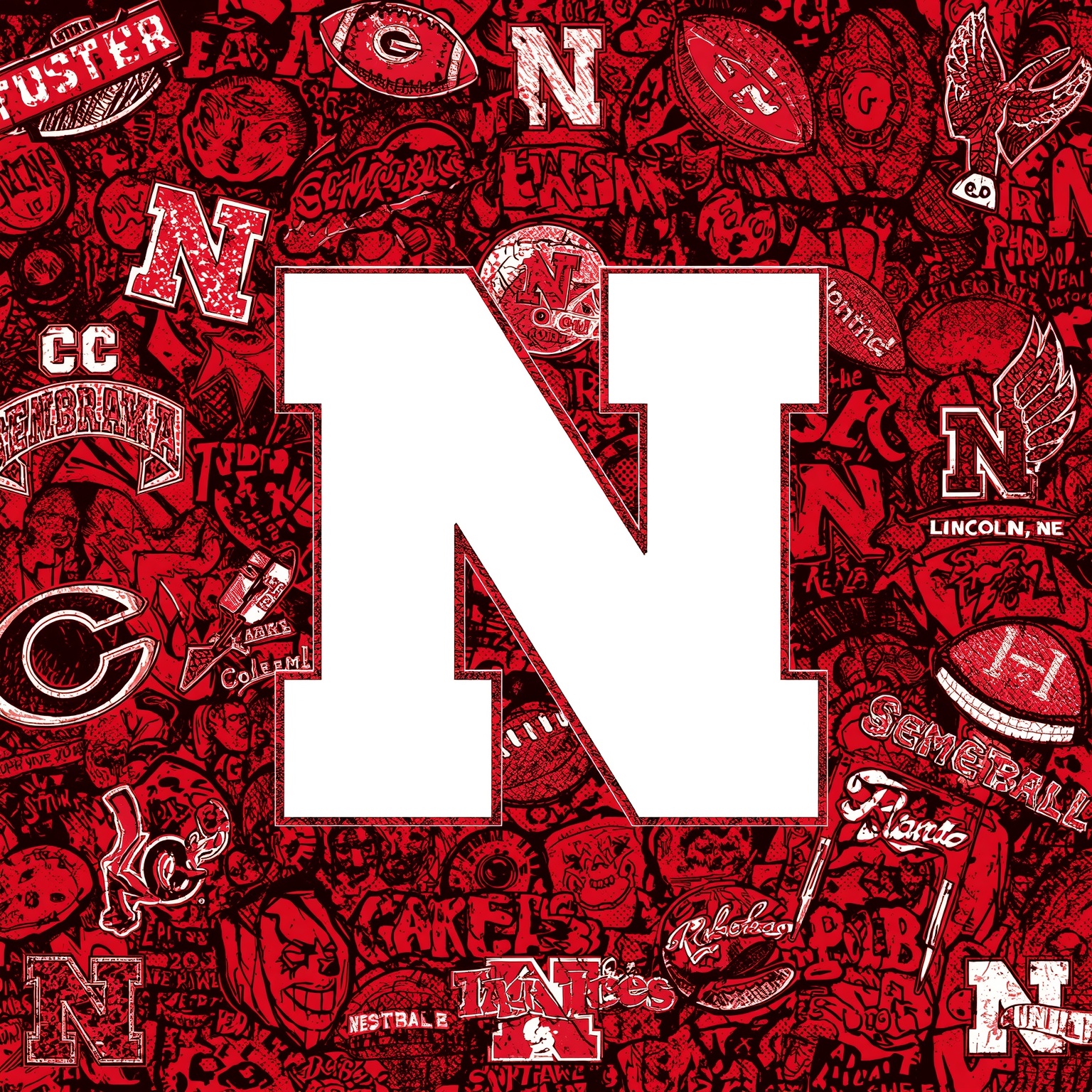 Husker Highlights: QB Showcases to Season Schedules - painting of Nebraska Cornhuskers football, softball, basketball, volleyball venue