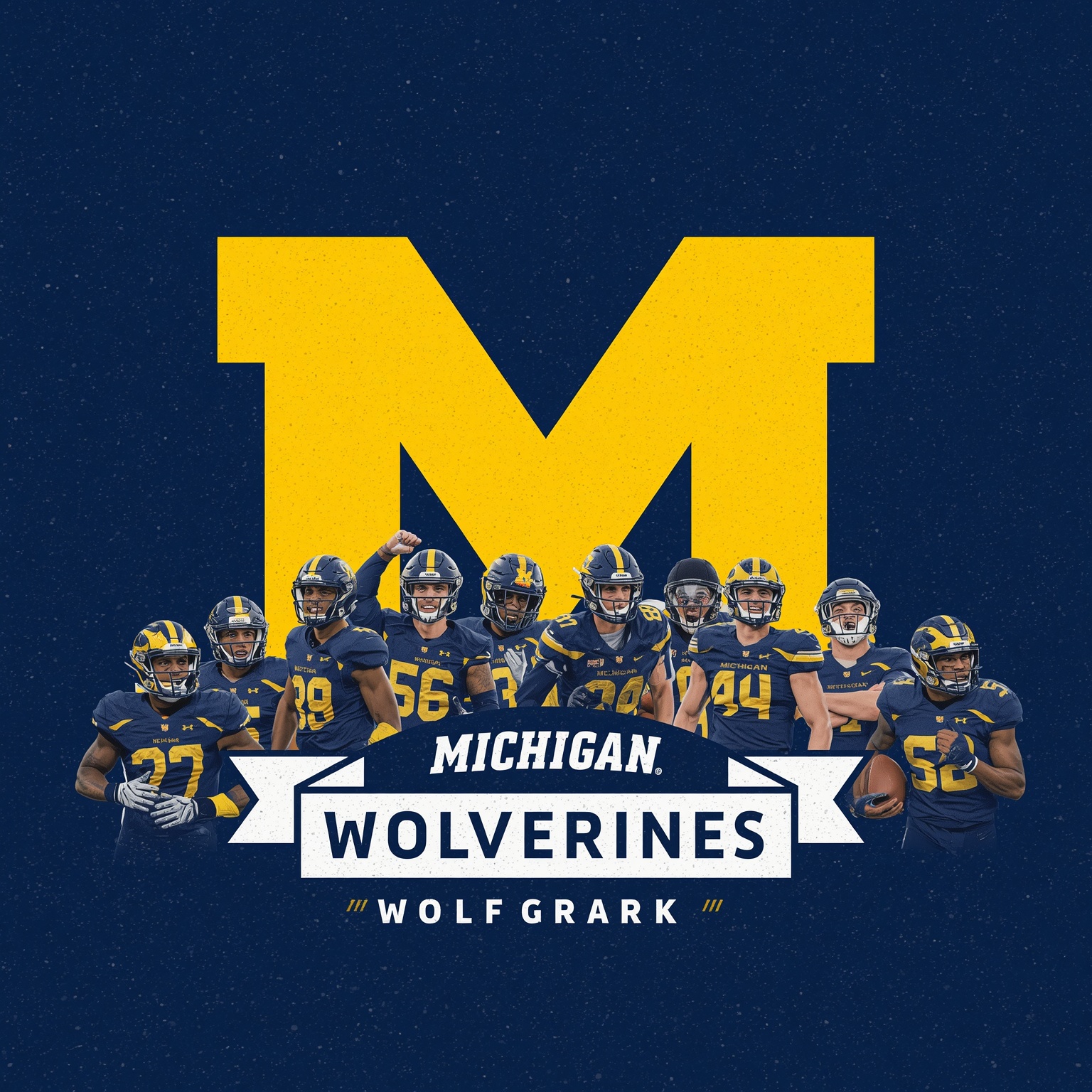 Michigan Football Offseason: Recruits, QB Drama & Dream Games - painting of Michigan Wolverines football venue