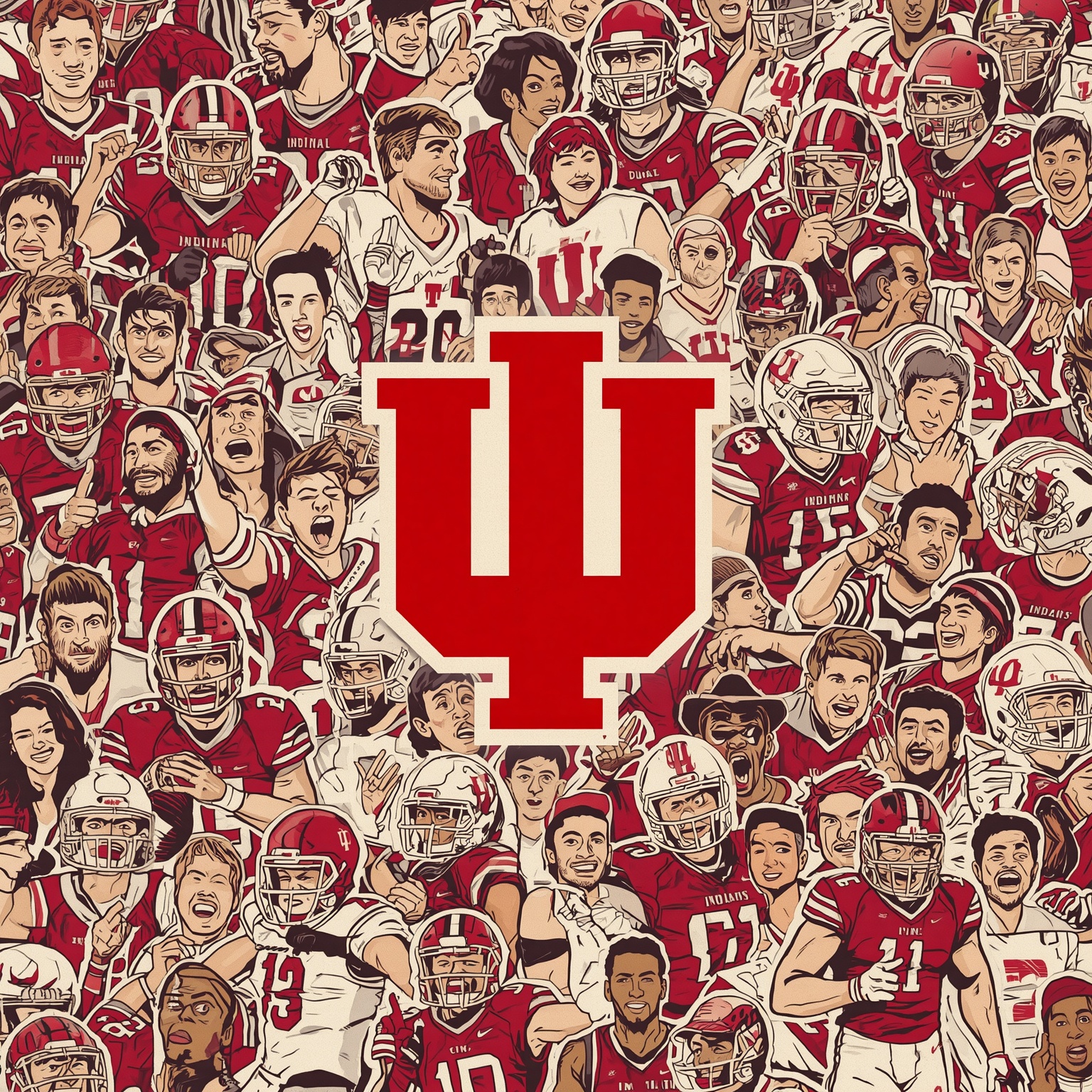 Hoosiers’ 2026 Sports: Schedules, Previews & Hoop Buzz - painting of Indiana Hoosiers football,basketball venue