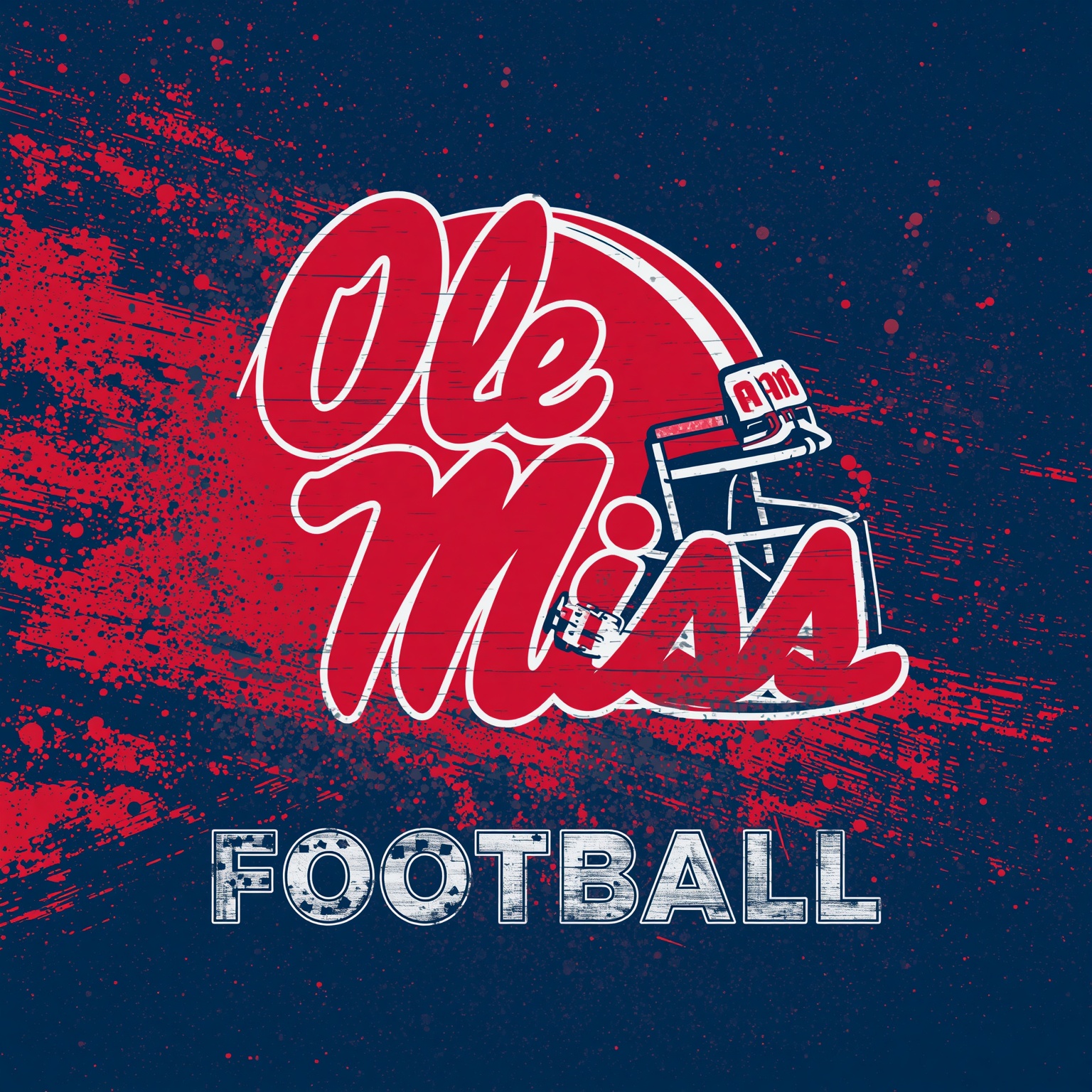 Ole Miss Football's 2026 Season: Units, Matchups & Drama - painting of Ole Miss Rebels football venue