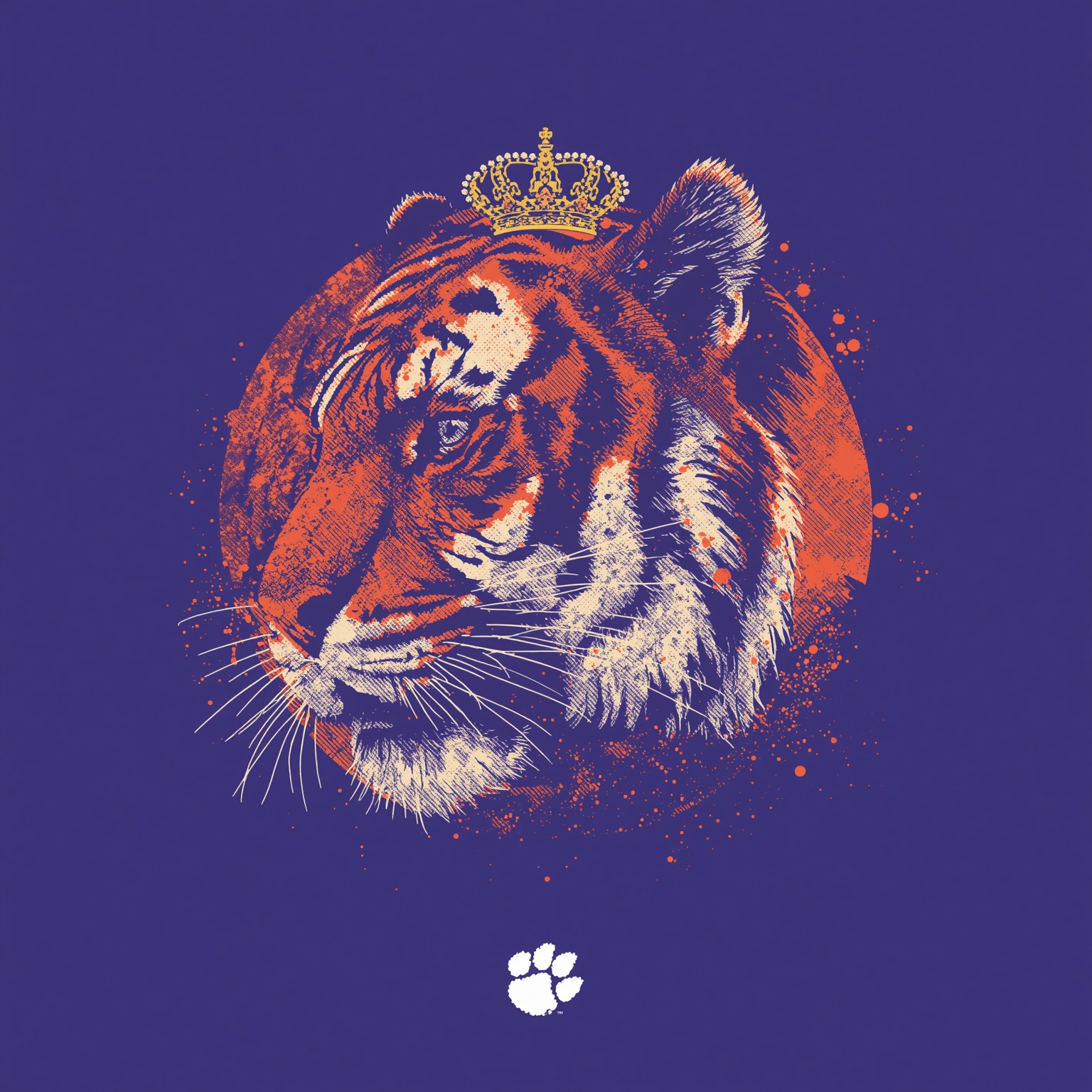 Greg McElroy Predicts Clemson’s 2026 DL Will Roar - painting of Clemson Tigers football venue