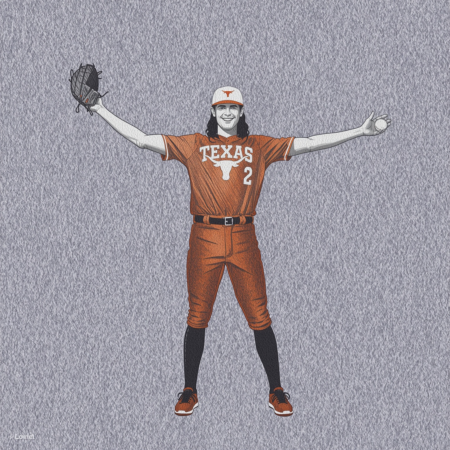 Longhorns’ Regional Rampage and Lineup Revealed - painting of Texas Longhorns baseball venue