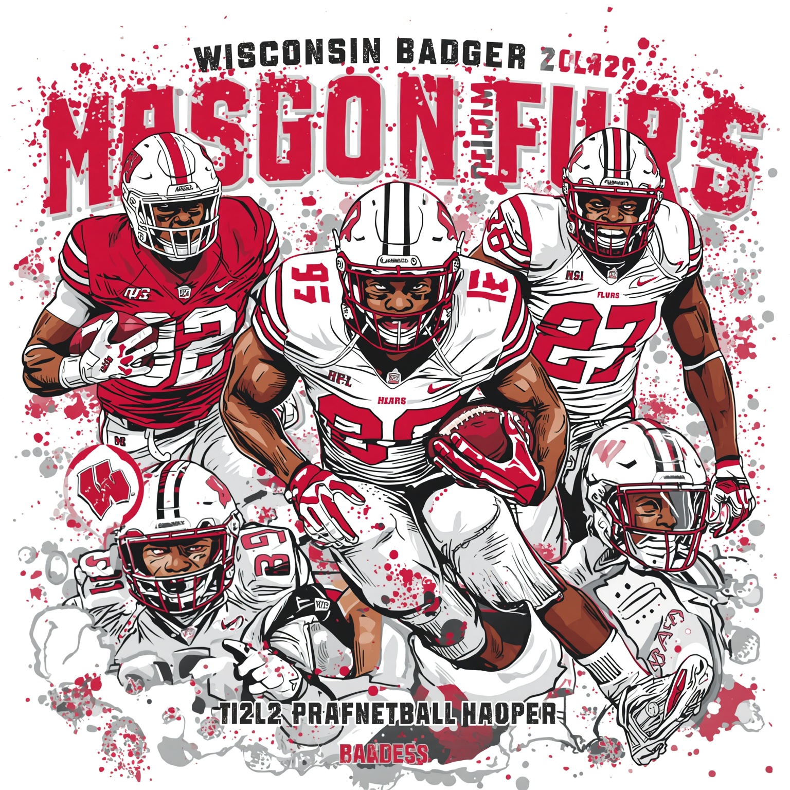 Badgers' Top 3 Missing Pieces in 2027 Class - painting of Wisconsin Badgers football venue
