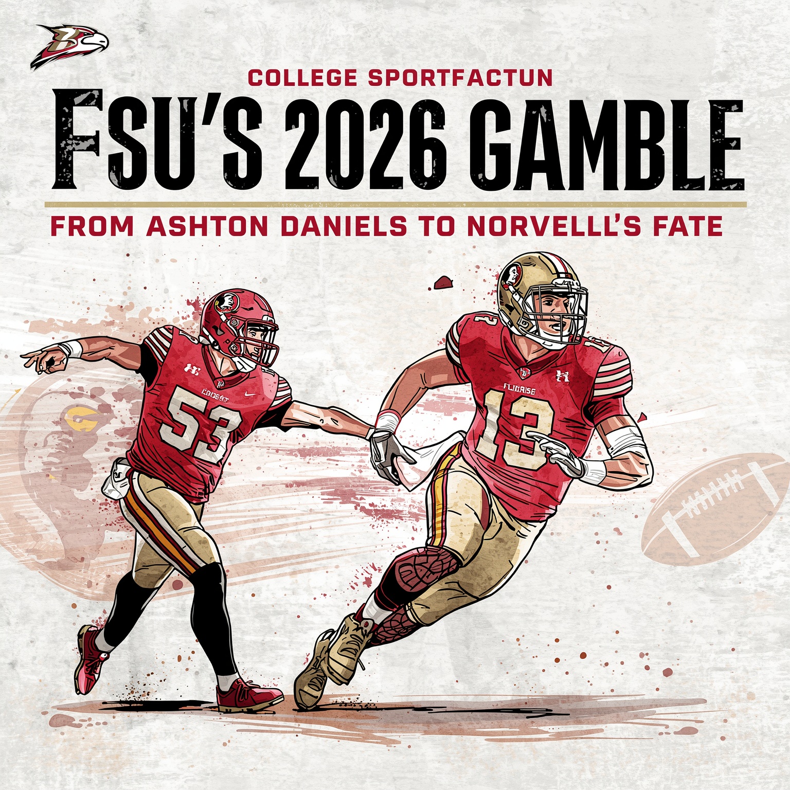 FSU’s 2026 Gamble: From Ashton Daniels to Norvell’s Fate - painting of Florida State Seminoles football venue