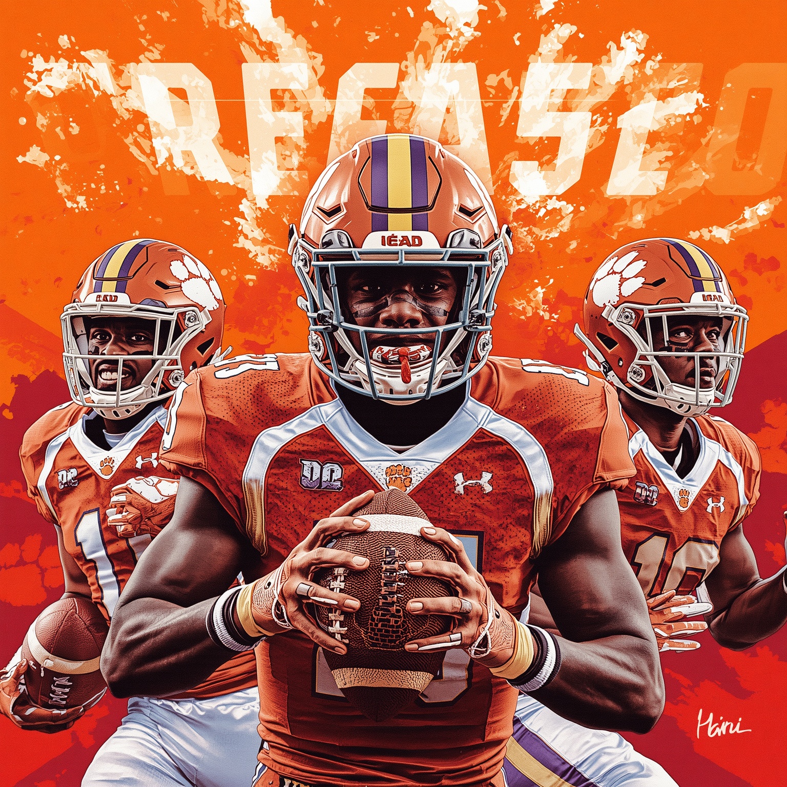 Clemson Football Reloads: Smith's Return, Recruits & Awards - painting of Clemson Tigers football venue