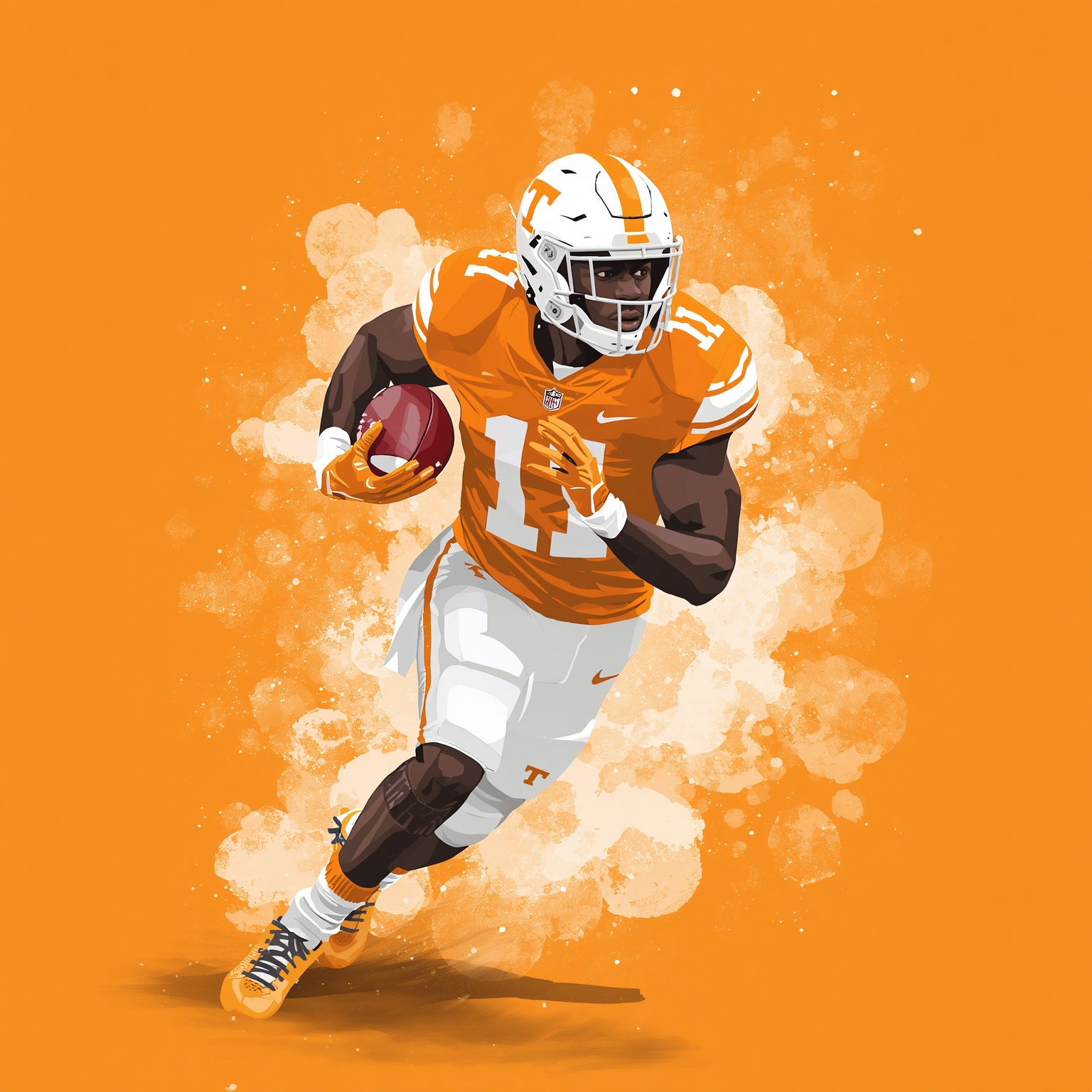 Tennessee Lands Star In-State Receiver Flip - painting of Tennessee Volunteers football venue