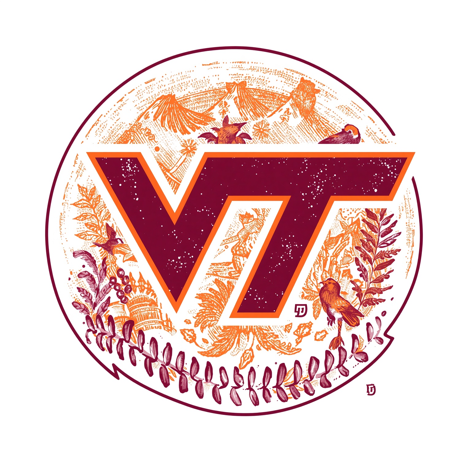 Hokies’ 2026 Football Ambitions and 2027 Baseball Return - painting of Virginia Tech Hokies football, baseball venue