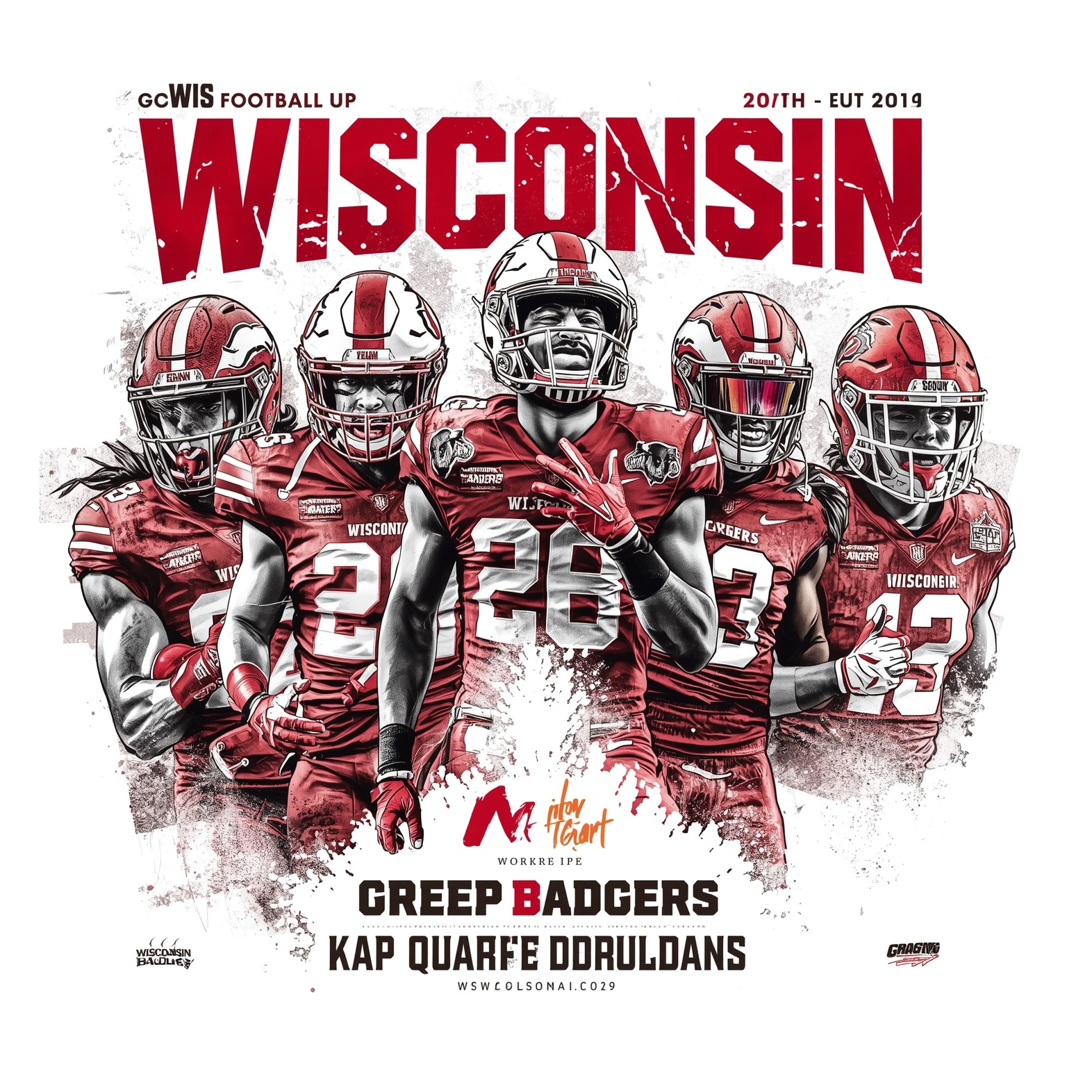 Phil Steele Shakes Up Badgers Depth Chart & Predictions - painting of Wisconsin Badgers football venue