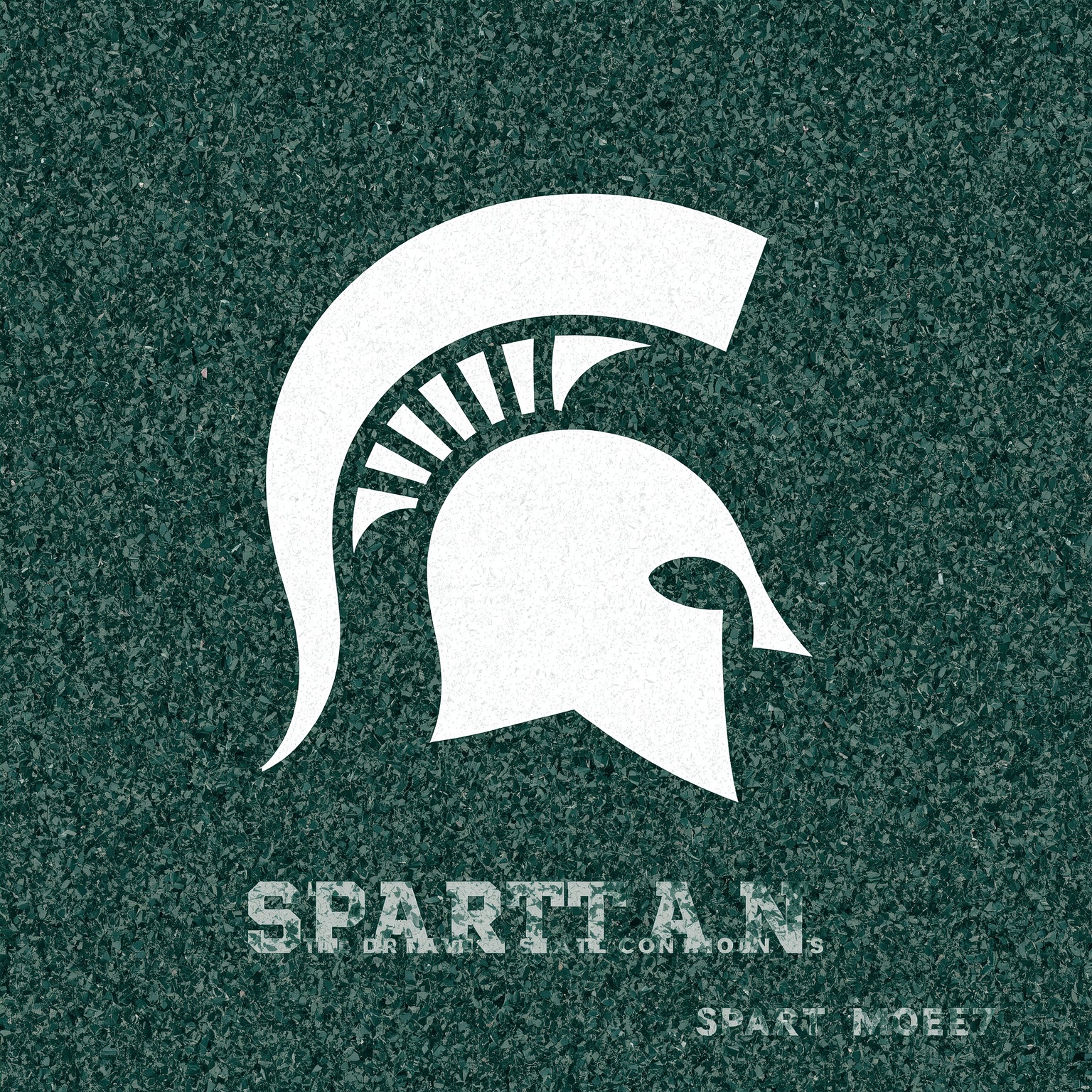 Spartan Frenzy: Coaches, Players, and Director Drama - painting of Michigan State Spartans football,basketball venue
