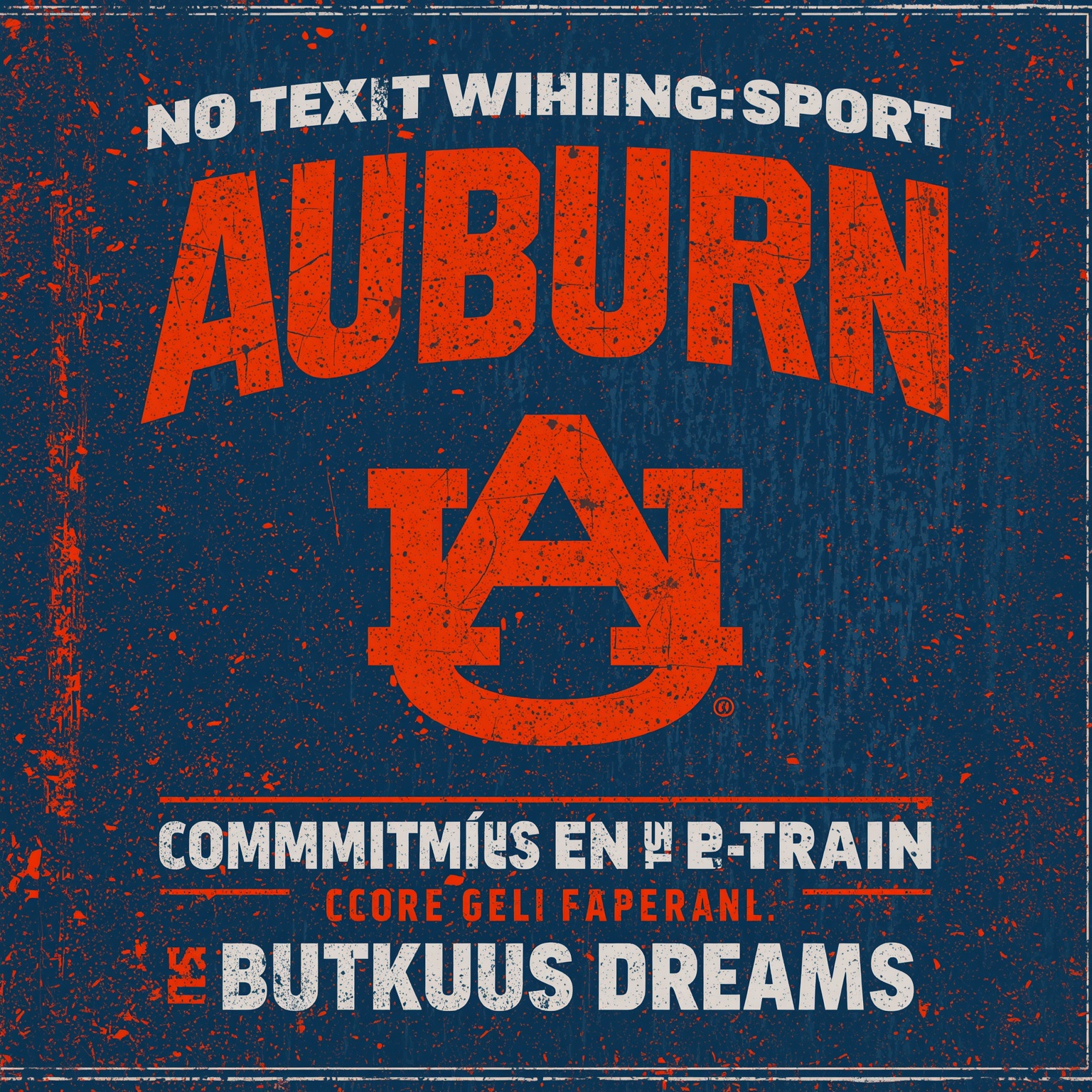Auburn's Hype Train: Commitments and Butkus Dreams - painting of Auburn Tigers football venue