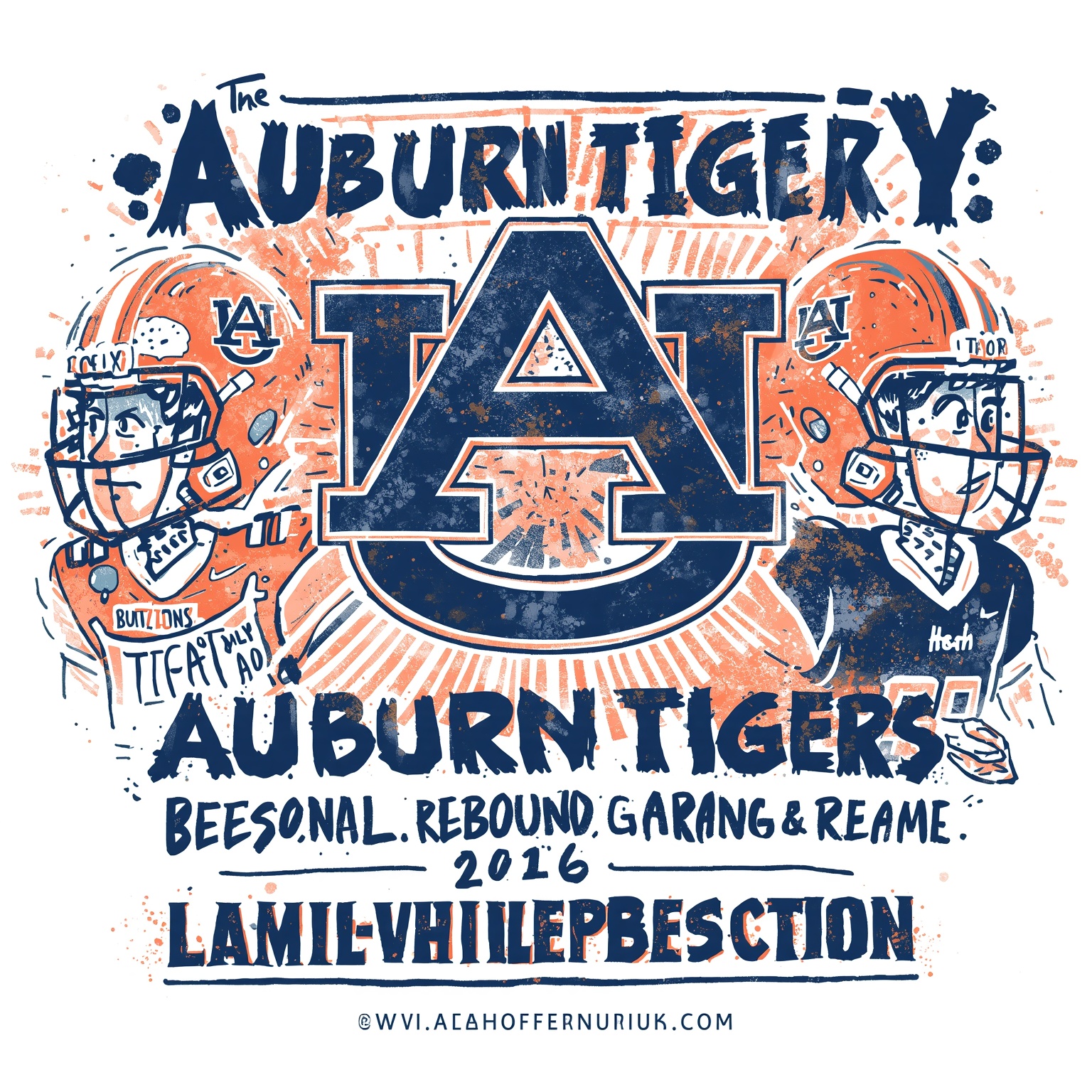 Auburn Tigers: 2026 Rebound & Coaching Rumors - painting of Auburn Tigers football venue