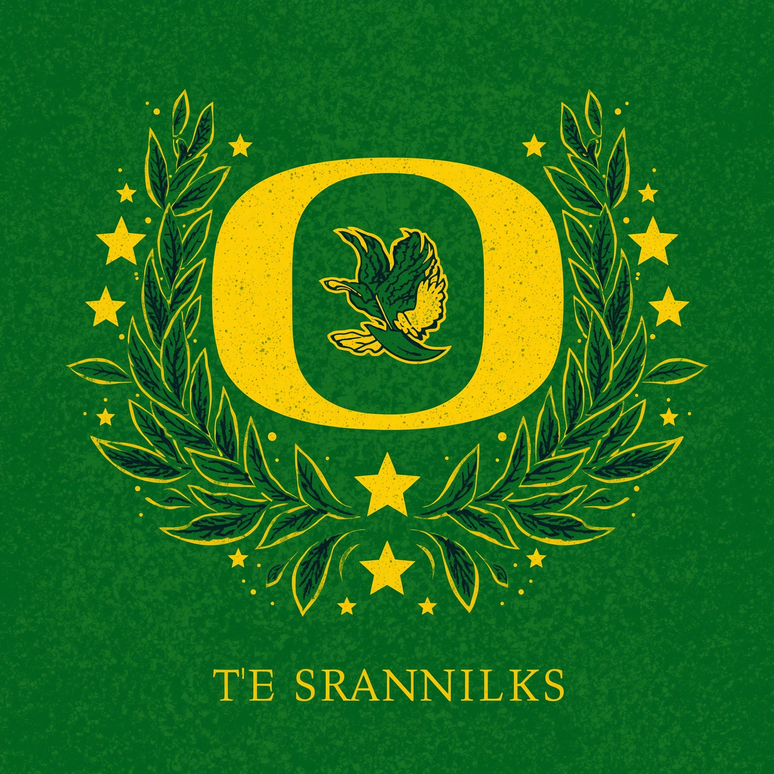 Ducks Chase Fifth Star and MLB Combine Glory - painting of Oregon Ducks football, baseball venue