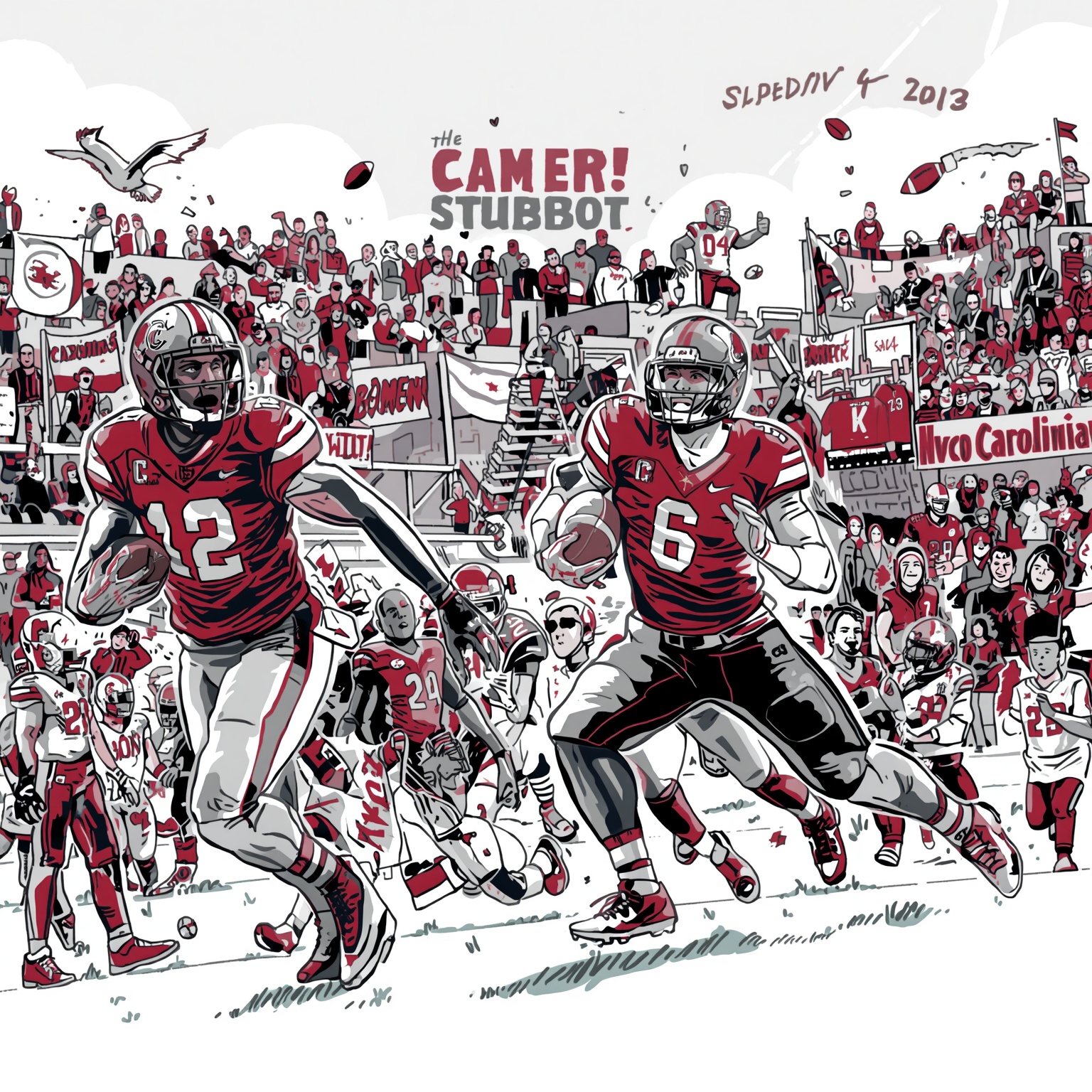 Beamer’s SEC Swagger and Season Reboot - painting of South Carolina Gamecocks football venue