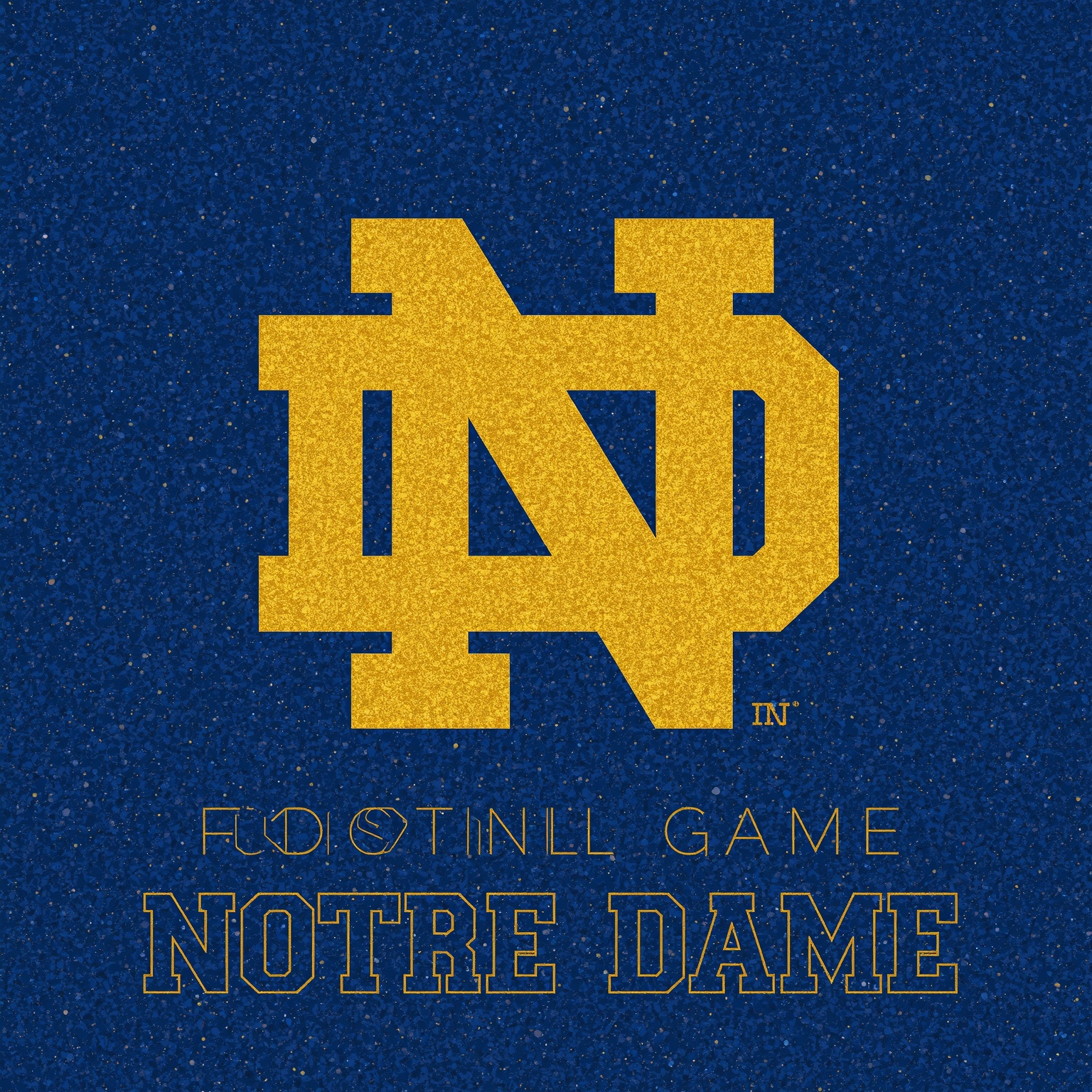 Notre Dame’s EA Sports College Football 27 Standings Unveiled - painting of Notre Dame Fighting Irish football venue