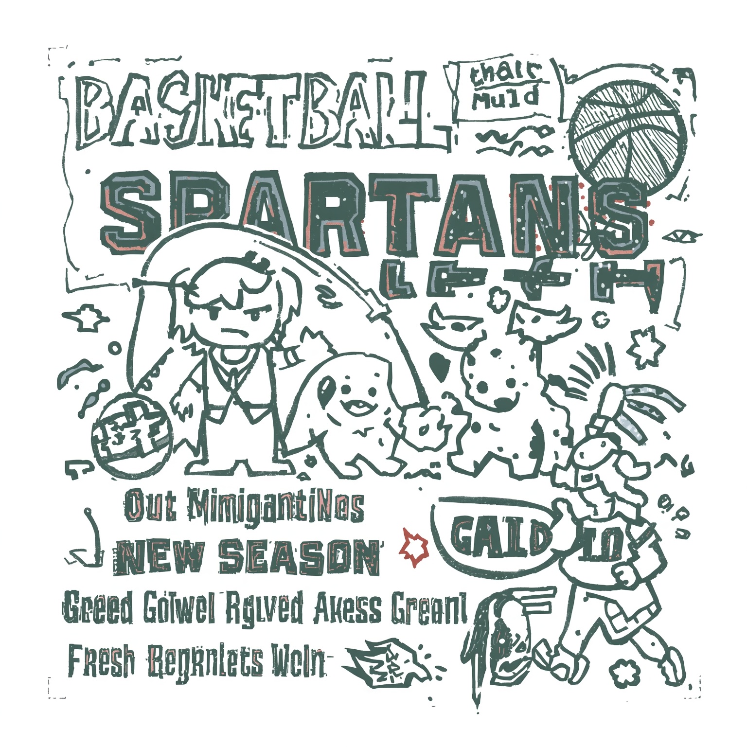 Spartans’ New Season: Glenn’s Return, Roster Gaps, Fresh Recruits - painting of Michigan State Spartans basketball venue