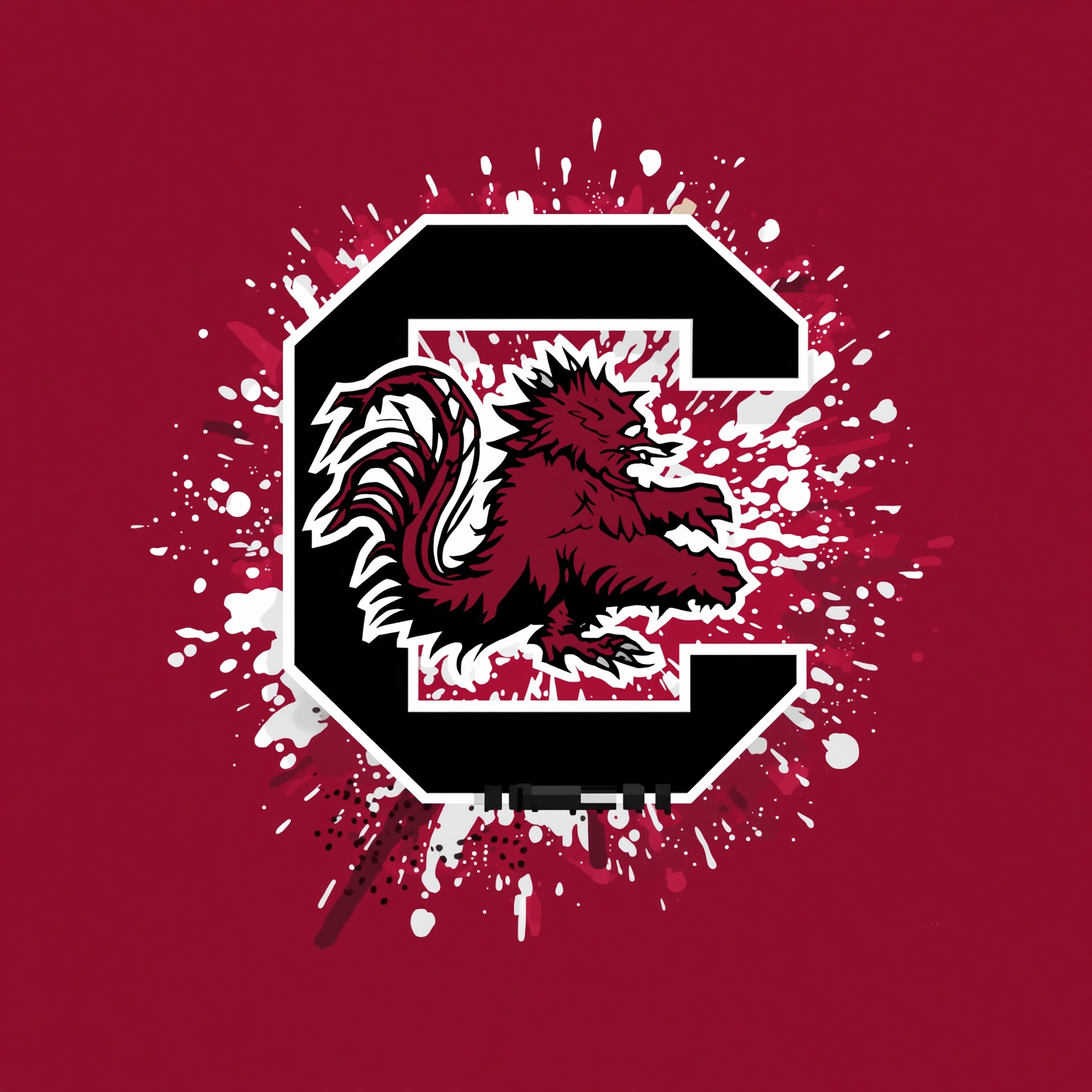 Gamecocks Ignite Summer Recruiting Surge - painting of South Carolina Gamecocks football venue