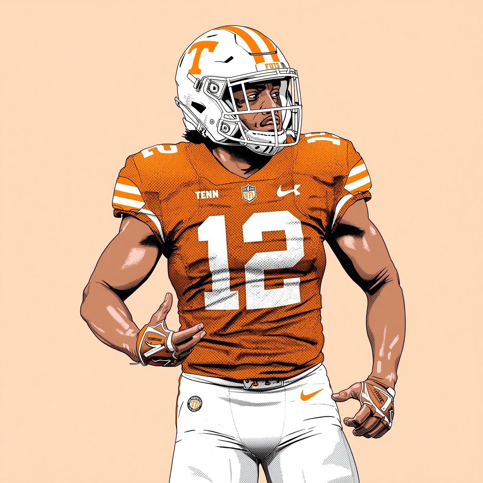 Vols’ Fresh Adidas Jerseys and Recruiting Twists - painting of Tennessee Volunteers football,volleyball venue